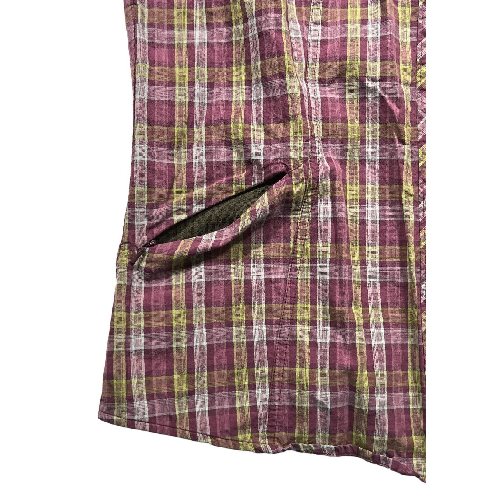 Other Gander Mountain Womens Cut Shirt Purple & Green Plaid Medium Size M / US 6-8 / IT 42-44 - 4 Thumbnail