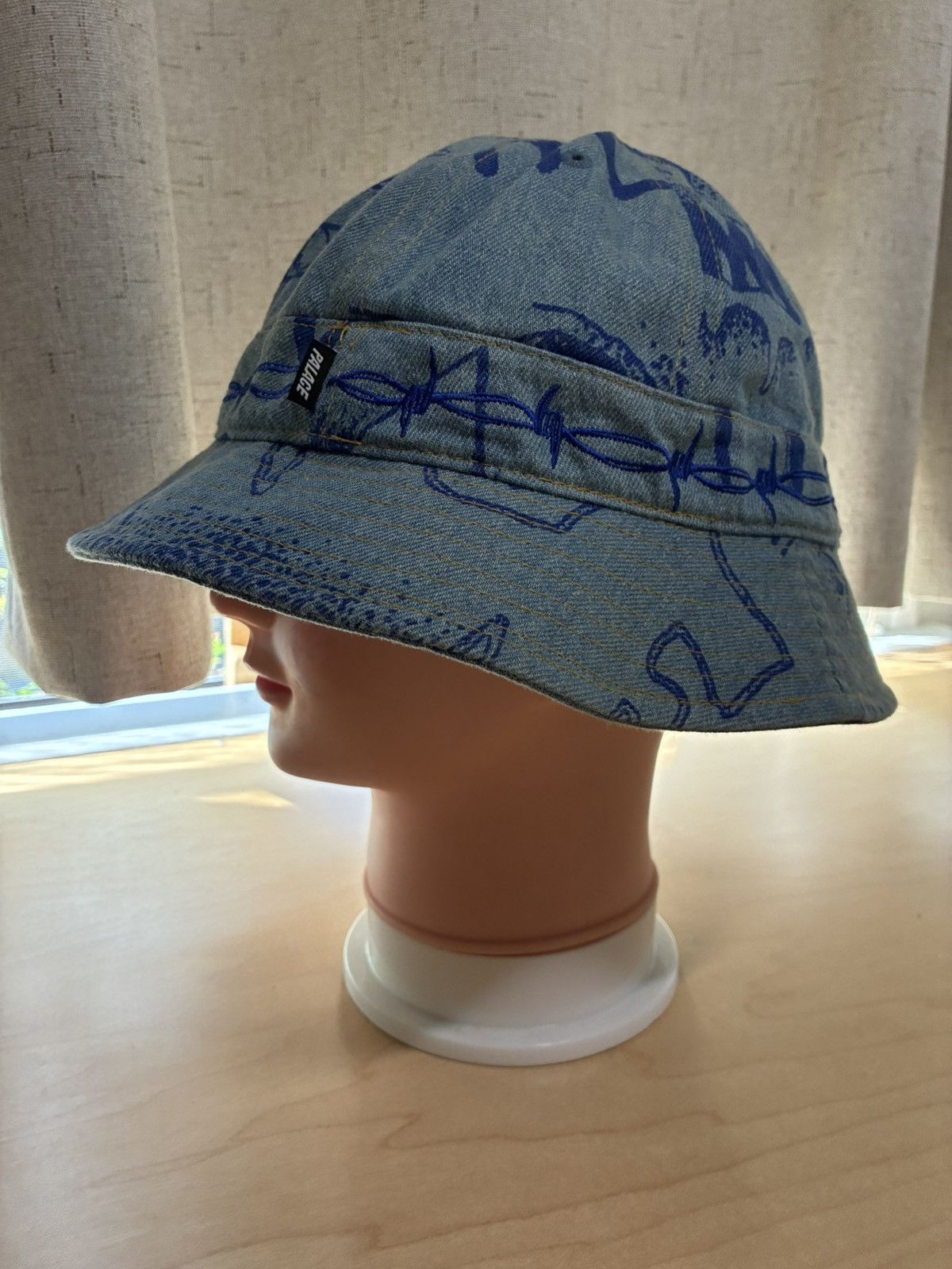 Evisu × Palace EVISU x PALACE Pocket Bucket Hat | Grailed