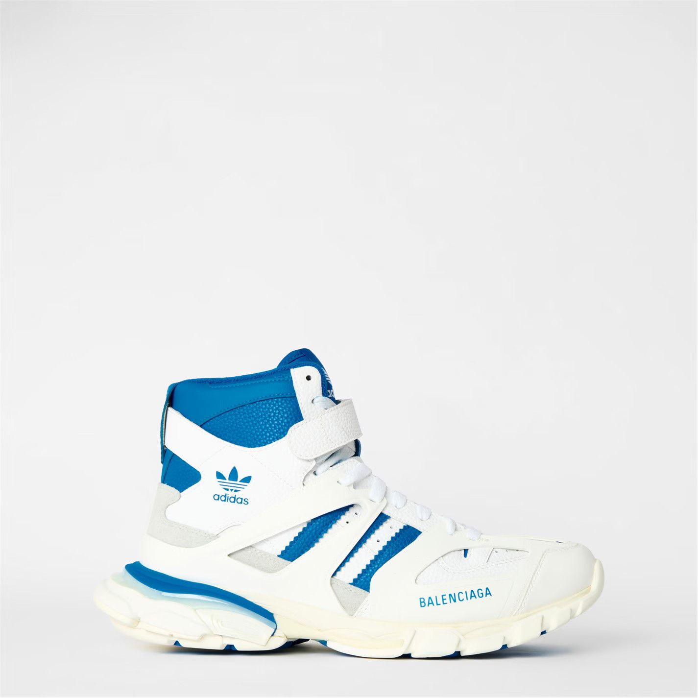 Balenciaga o1g2r1mq0226 High-Top Trainers In White/Blue Size US 12 / EU 45 - 1 Thumbnail