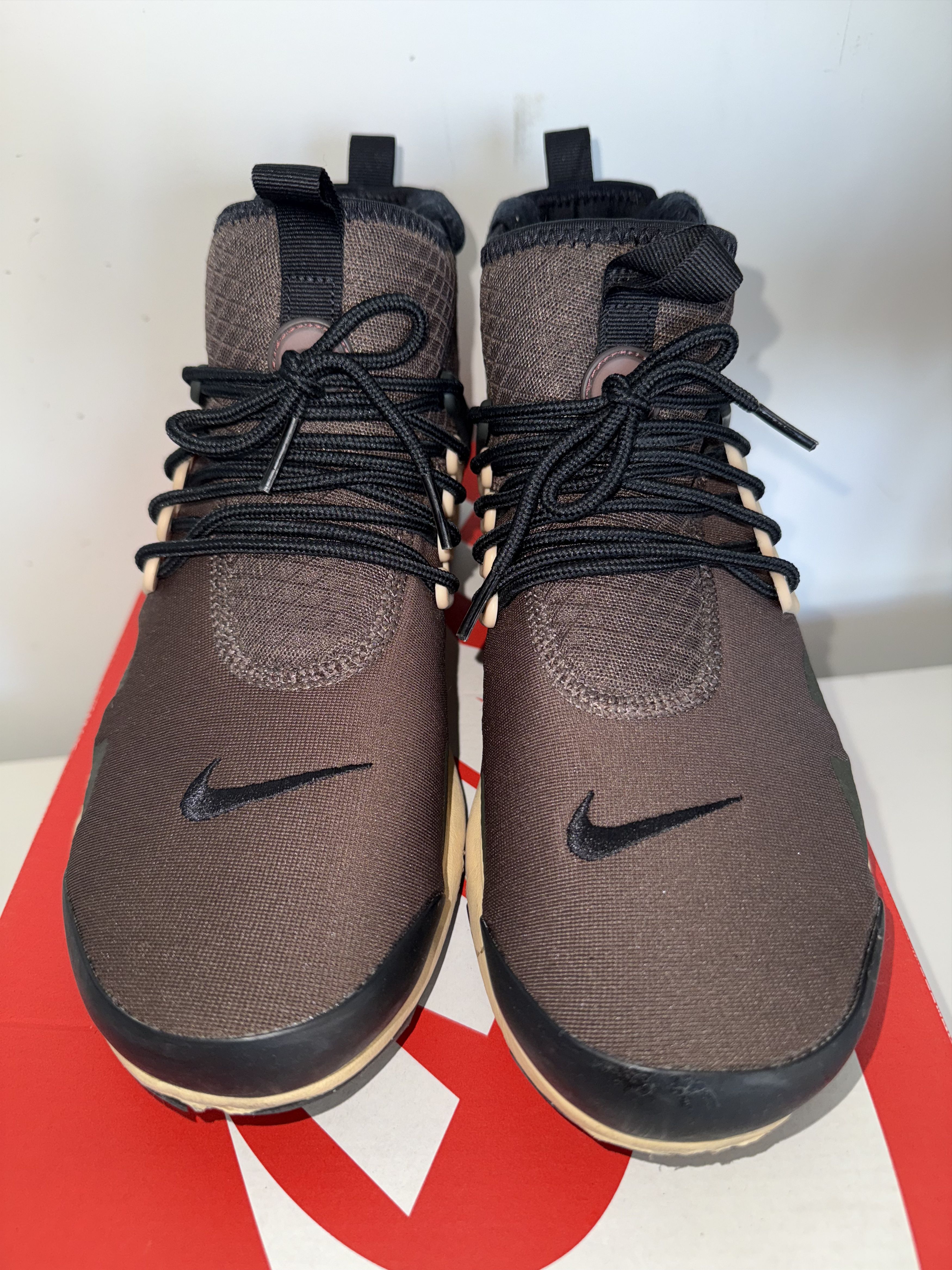 Nike Air Presto Mid Utility — Brown / Rust DC8751-200 Size US 10 / EU 43 - 7 Thumbnail