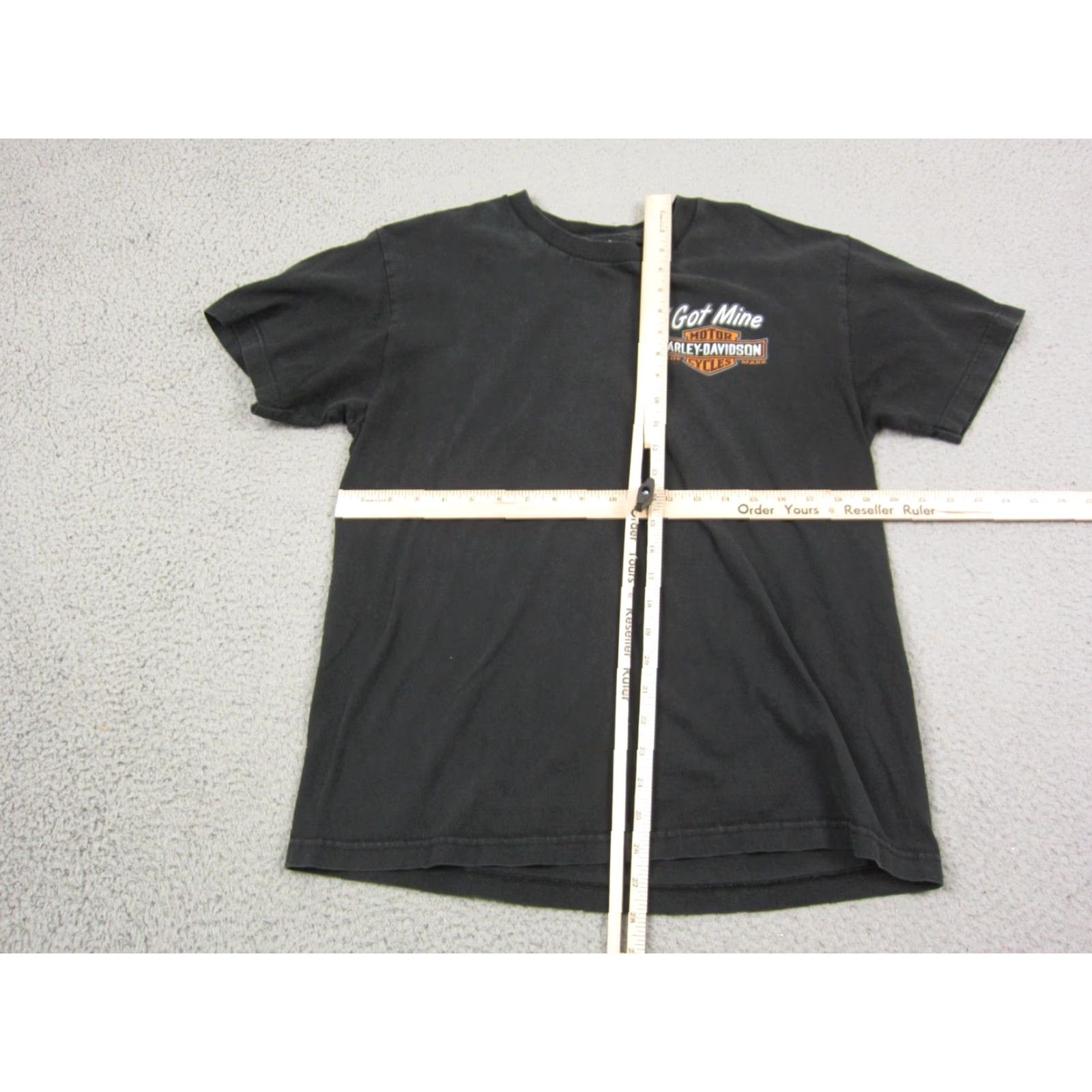 Harley Davidson Harley-Davidson Shirt Mens L Black I Got Mine T-Shirt Logo Vintage: No Size US L / EU 52-54 / 3 - 7 Thumbnail