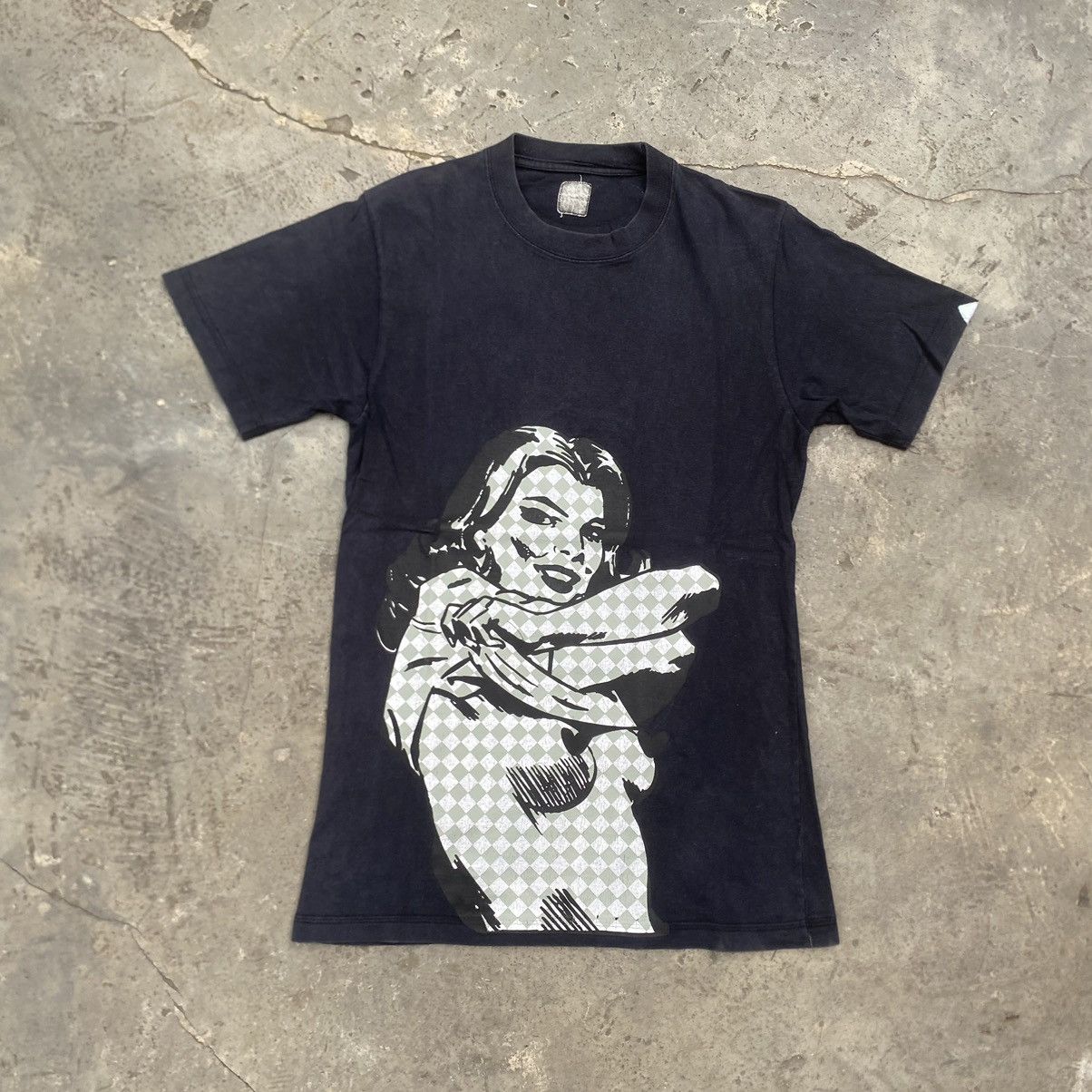 Undercover UNDERCOVER 2001 AW D.A.V.F Tshirt Size US S / EU 44-46 / 1 - 1 Thumbnail