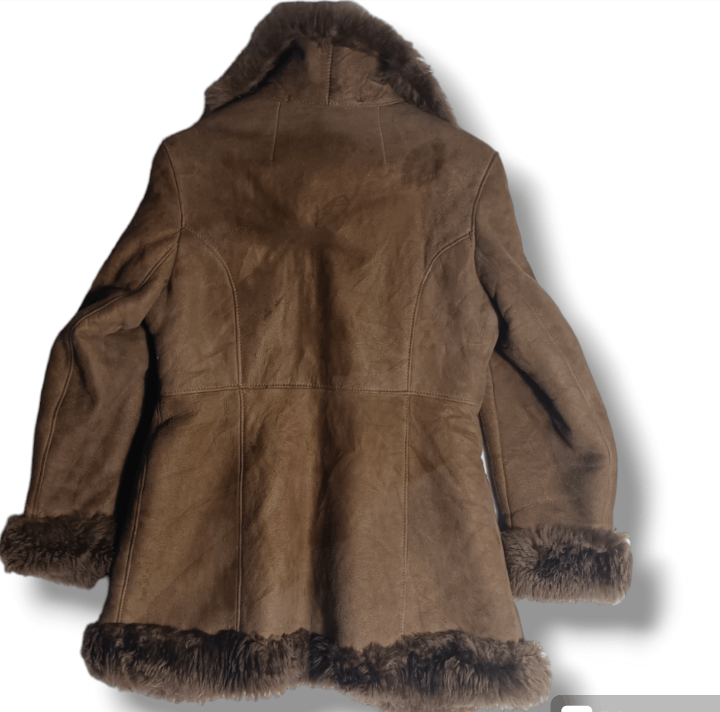 McQ Alexander McQueen Vintage 💥Stella Suede Jacket Faux Fur Made In Spain Size S / US 4 / IT 40 - 2 Thumbnail