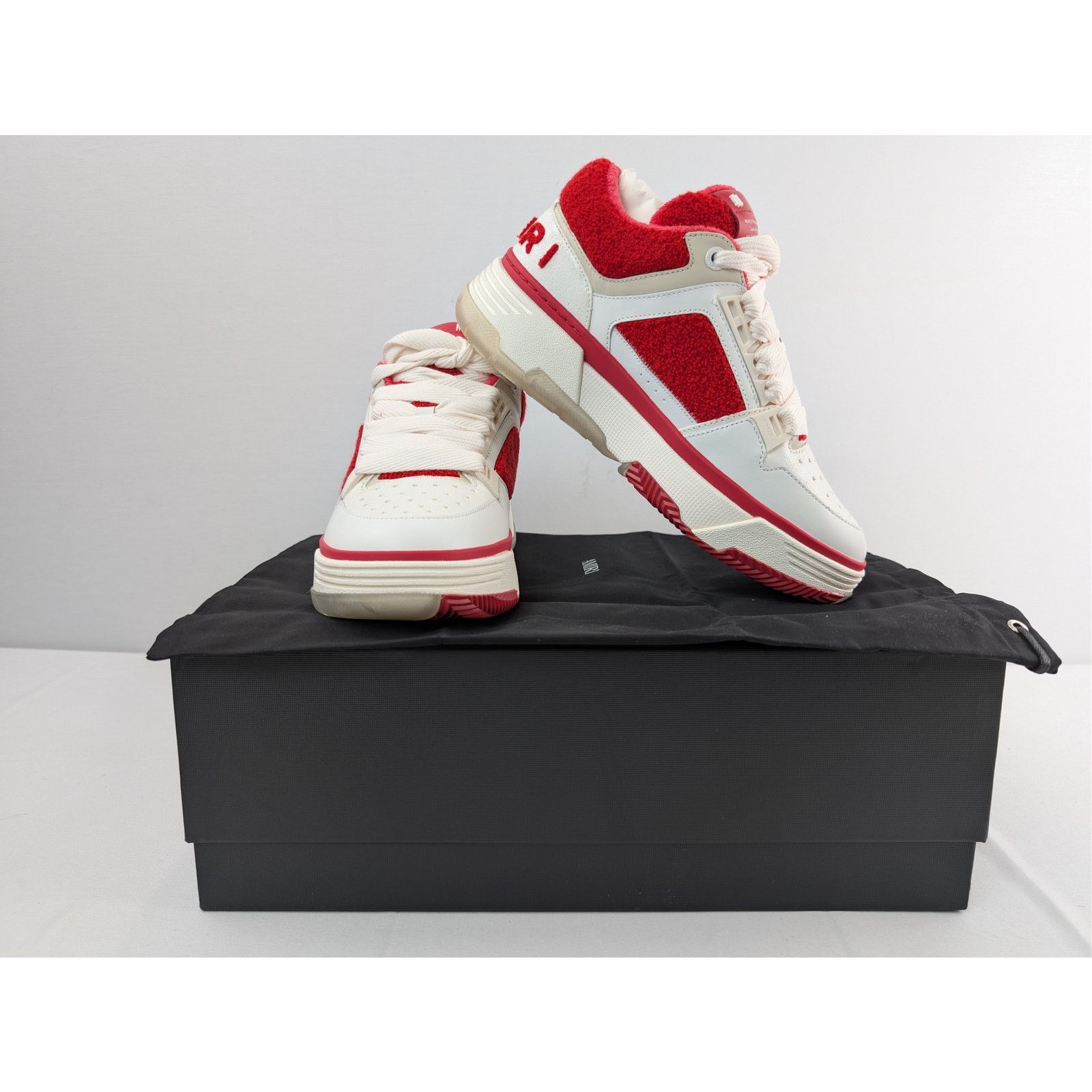 Amiri o1rshd1 Q:3 / Varsity MA-1 Sneakers in Red Size US 9 / EU 42 - 16 Thumbnail