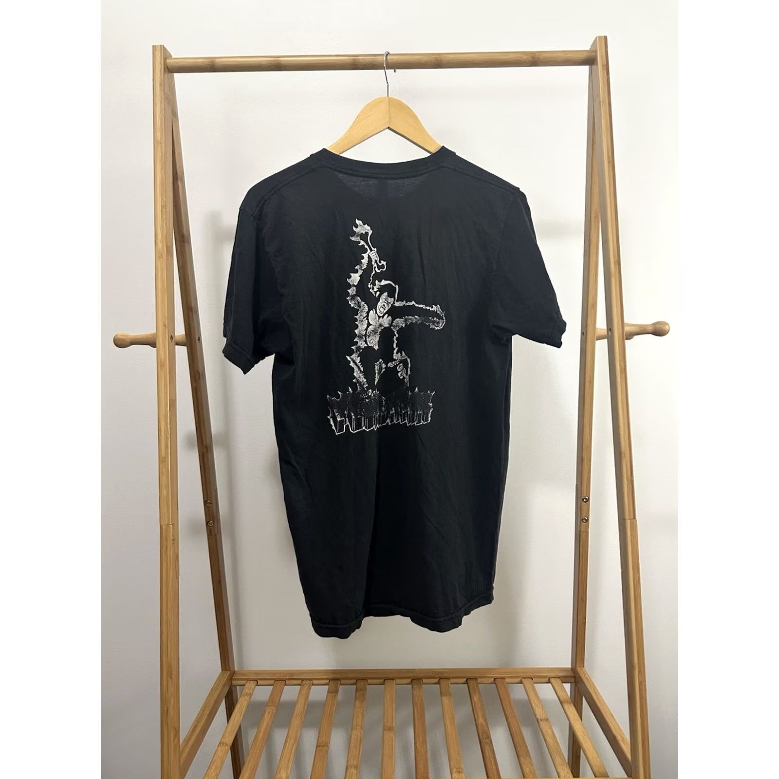 American Apparel VTG Foundation Skate T-Shirt L Black American Apparel Mens Distressed Fade Pattern Casual Shirt Size US L / EU 52-54 / 3 - 2 Thumbnail