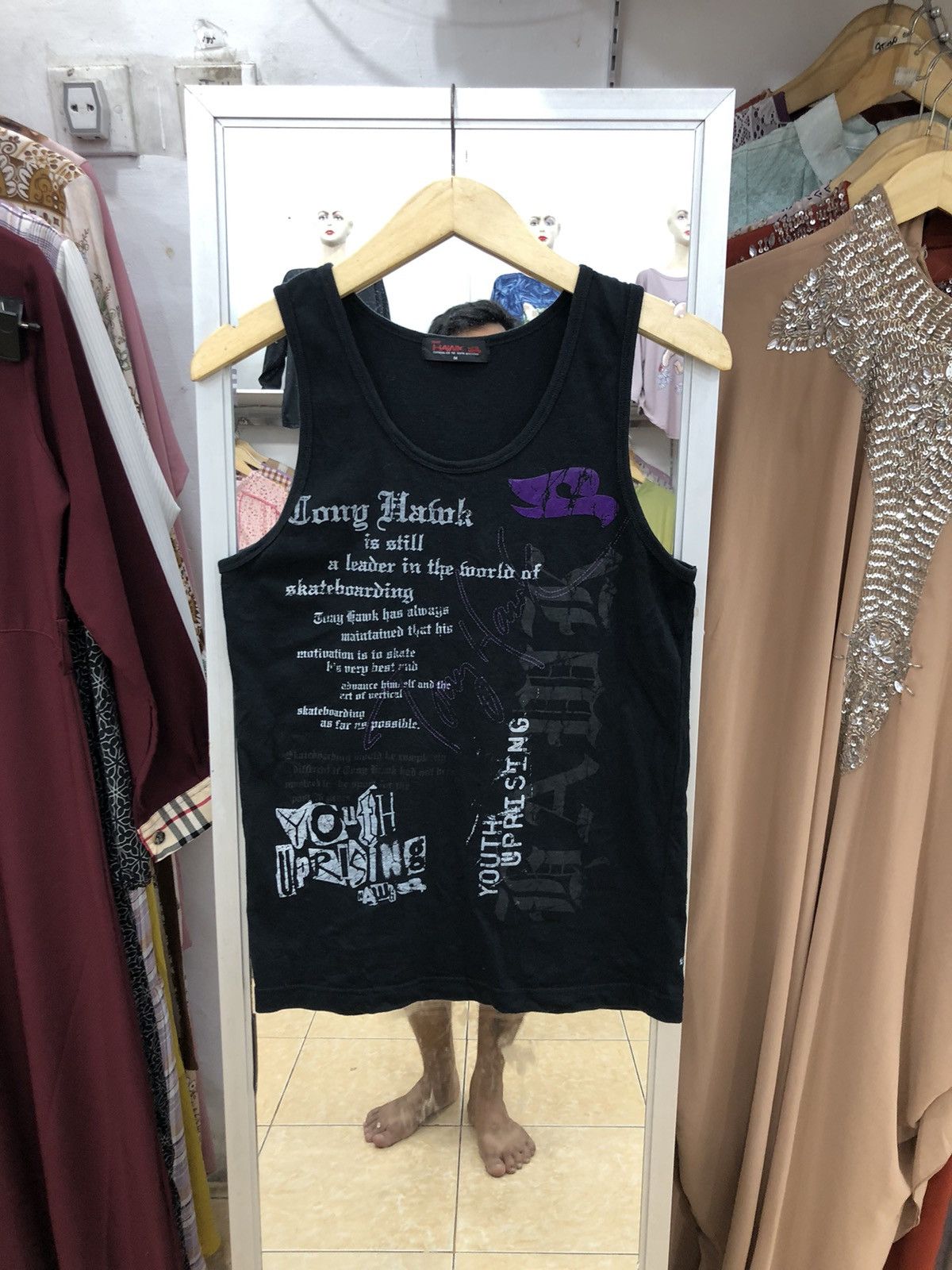 Japanese Brand × Tony Hawk Tony hawk poem tanktop Size US M / EU 48-50 / 2 - 1 Thumbnail