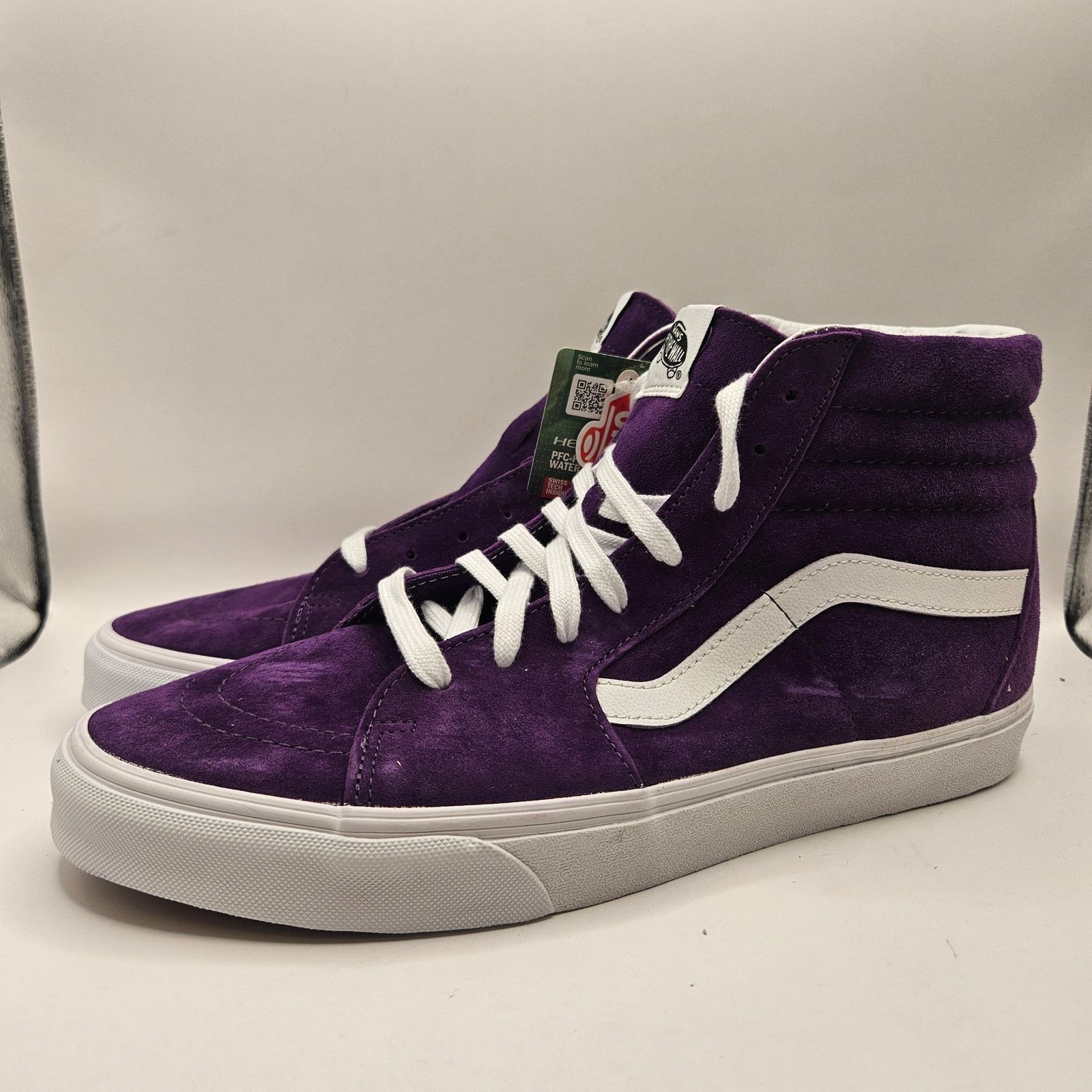 Vans VANS MEN'S 11.5 SK8-Hi PIG SUEDE ACAI PURPLE RARE SNEAKERS Size US 11.5 / EU 44-45 - 2 Thumbnail
