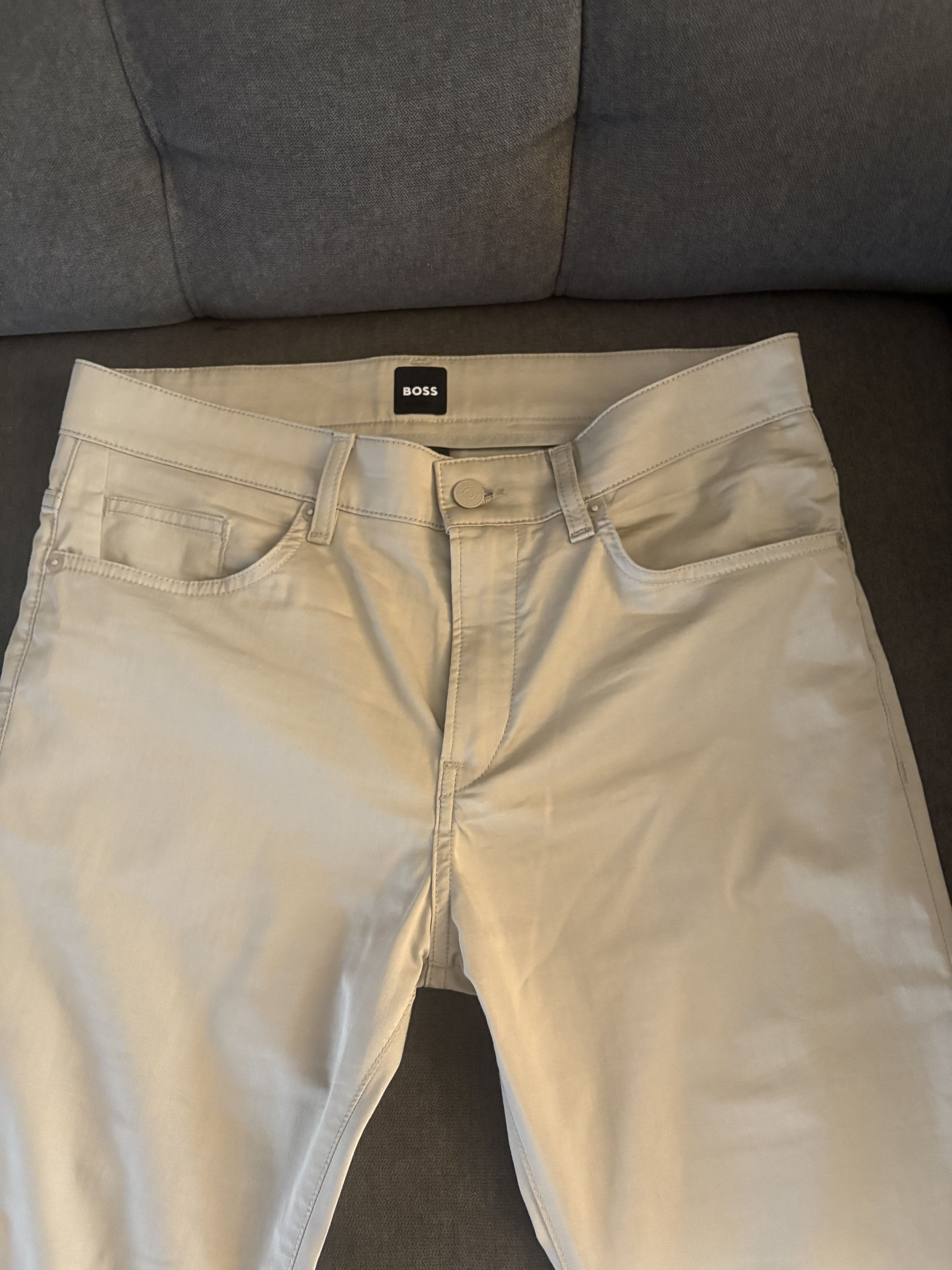 Hugo Boss Hugo Boss Delaware Slim-Fit Trousers in Stretch Satin 32x32 Size US 32 / EU 48 - 7 Thumbnail
