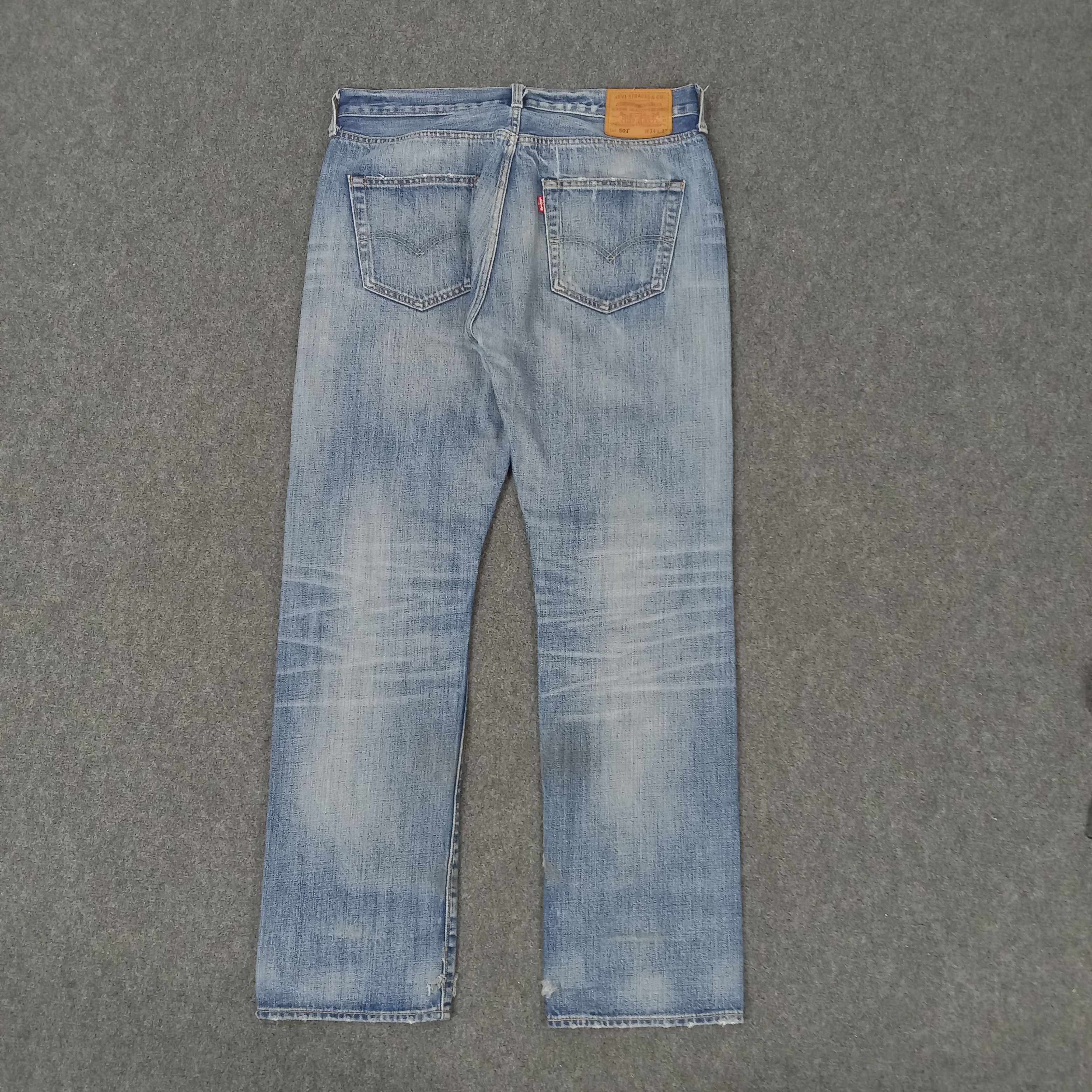 Levi's × Vintage Levi's American Distressed Style Denim Jeans Size US 32 / EU 48 - 7 Thumbnail
