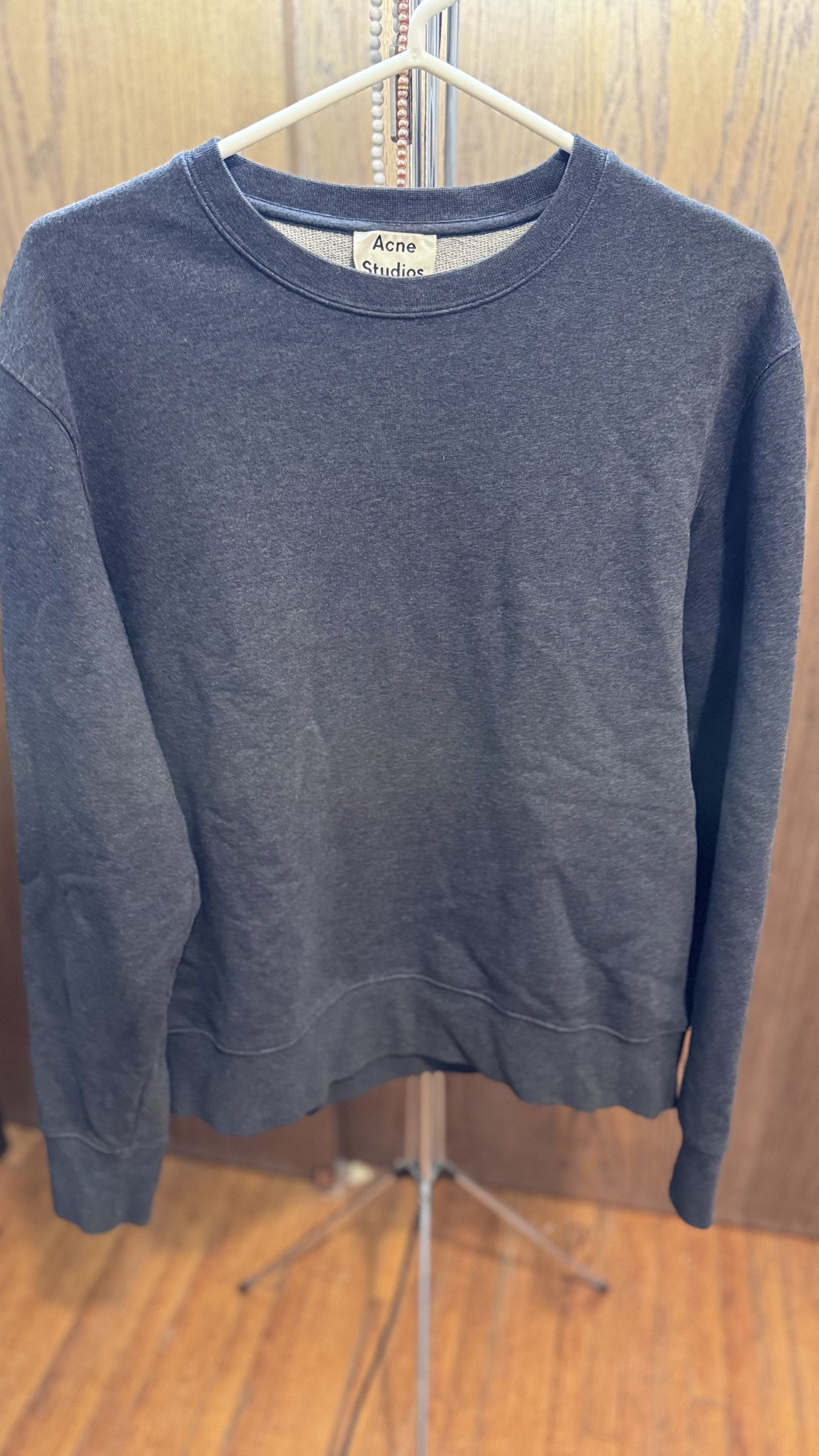 Acne Studios Acne Studios Sweatshirt Gray Men Small Size US S / EU 44-46 / 1 - 1 Thumbnail