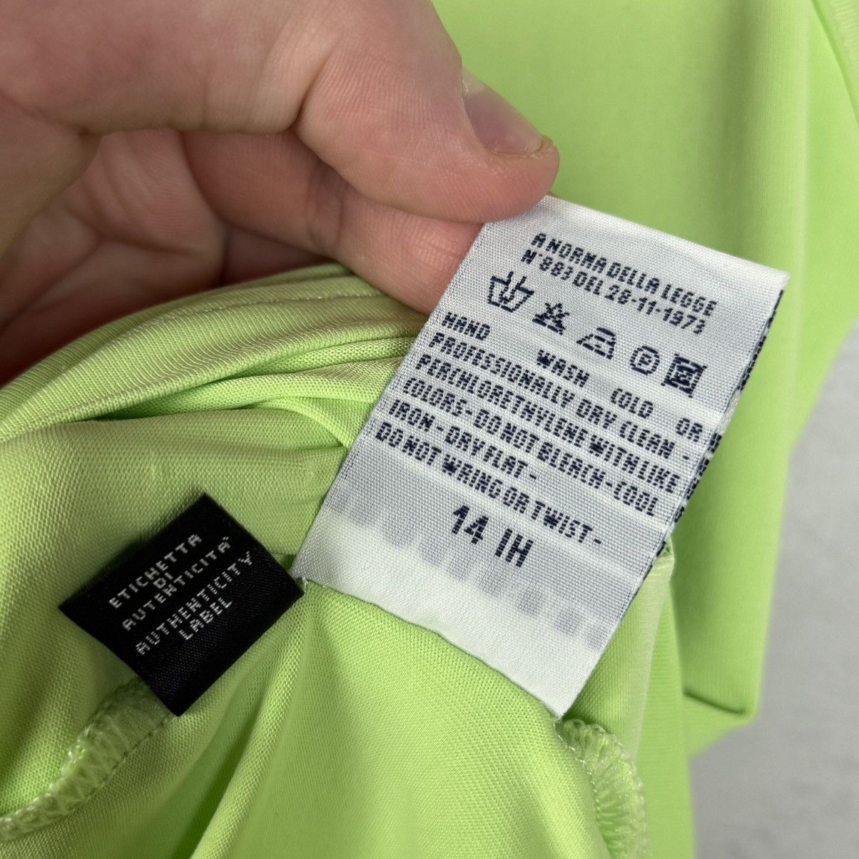 Versace × Versace Jeans Couture Versace Jeans Couture Women’s Nylon Acid Green Tank Top Size L / US 10 / IT 46 - 8 Thumbnail