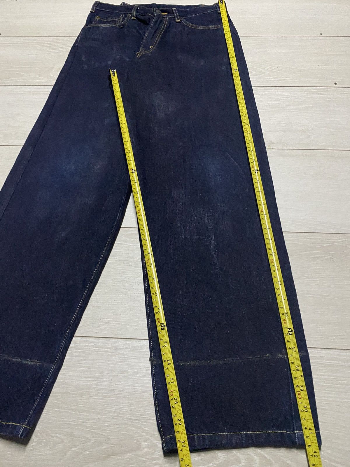 Big John Big john Universal Global Jeans Navy Blue Distressed Jeans Size US 28 / EU 44 - 13 Thumbnail
