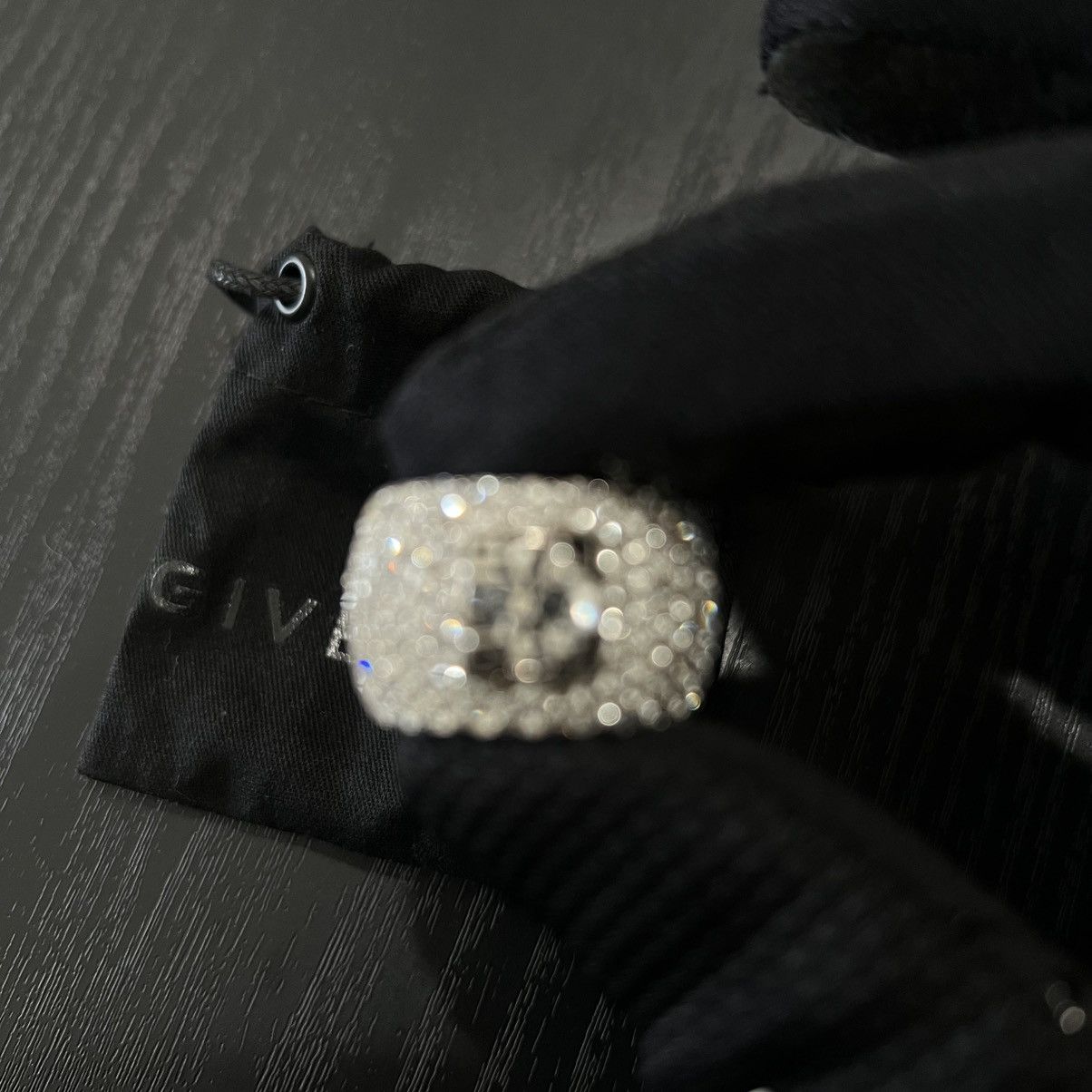 Givenchy Givenchy 4G Crystal Claw Paved Ring Size ONE SIZE - 14 Thumbnail