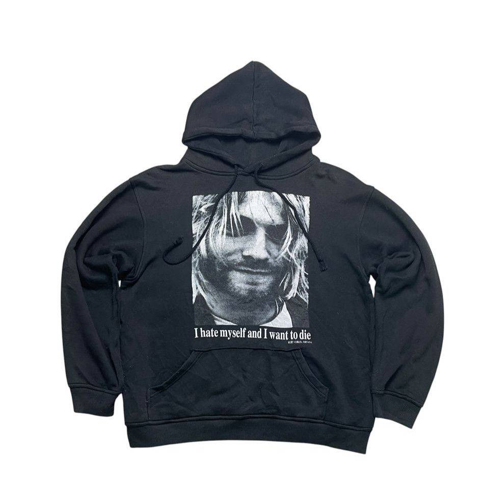 Vintage Vintage Wall Of Fame Kurt Cobian Hoodie Size US L / EU 52-54 / 3 - 1 Thumbnail