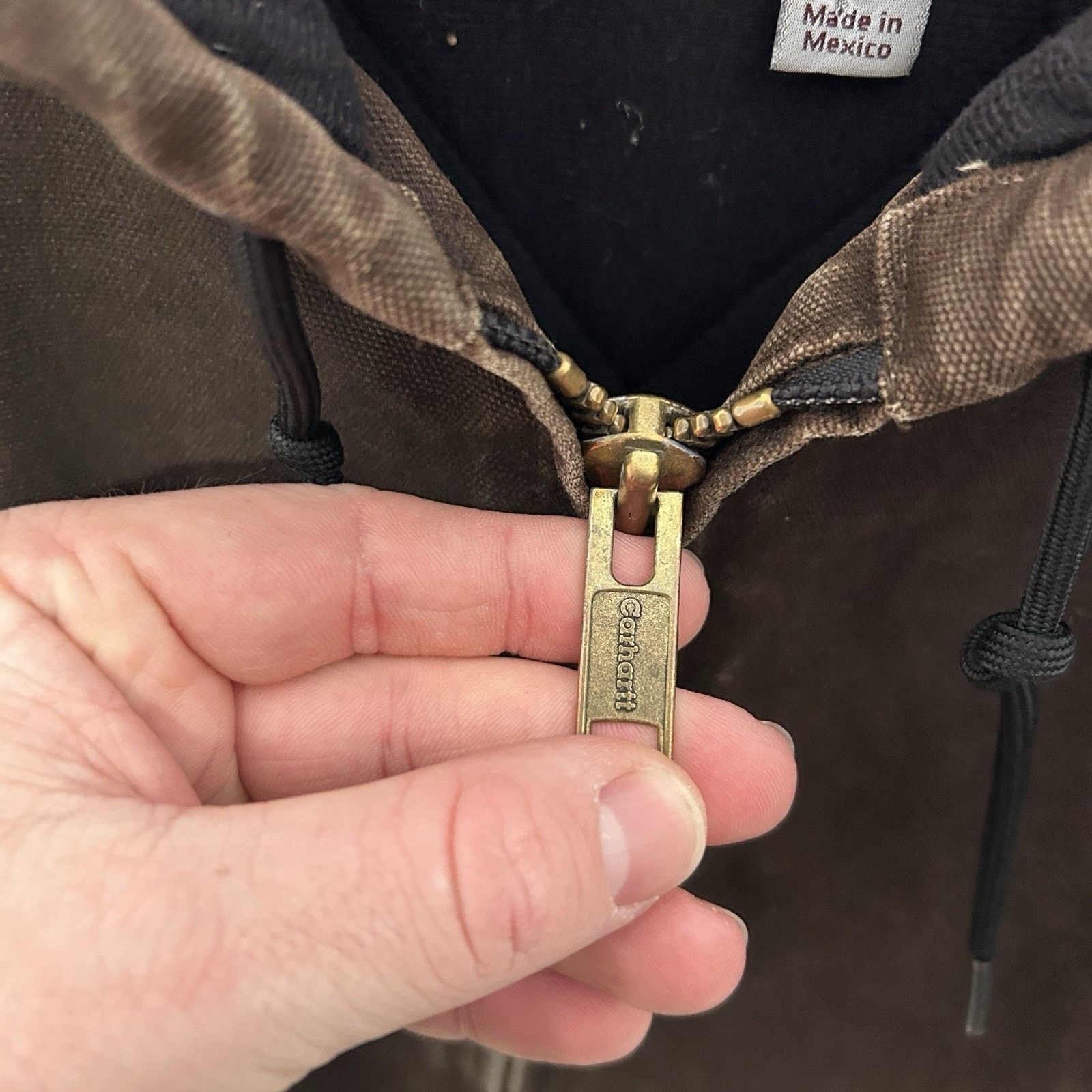 Carhartt Vintage Carhartt Hooded Active Jacket “Dark Brown” J130 DKB Size US XL / EU 56 / 4 - 14 Thumbnail