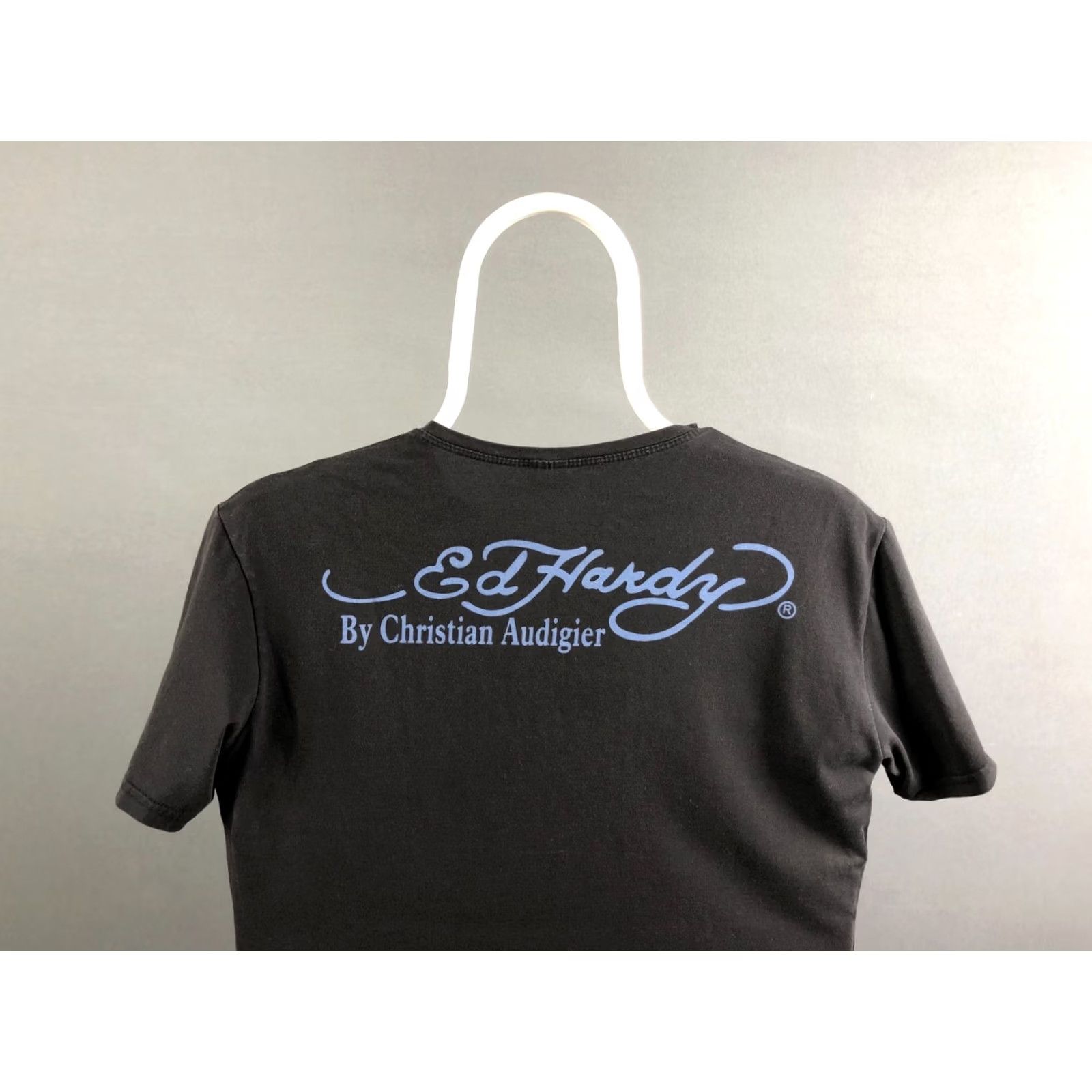 Ed Hardy Ed Hardy Womens Shirt Black Cotton Printed Size ONE SIZE - 3 Thumbnail
