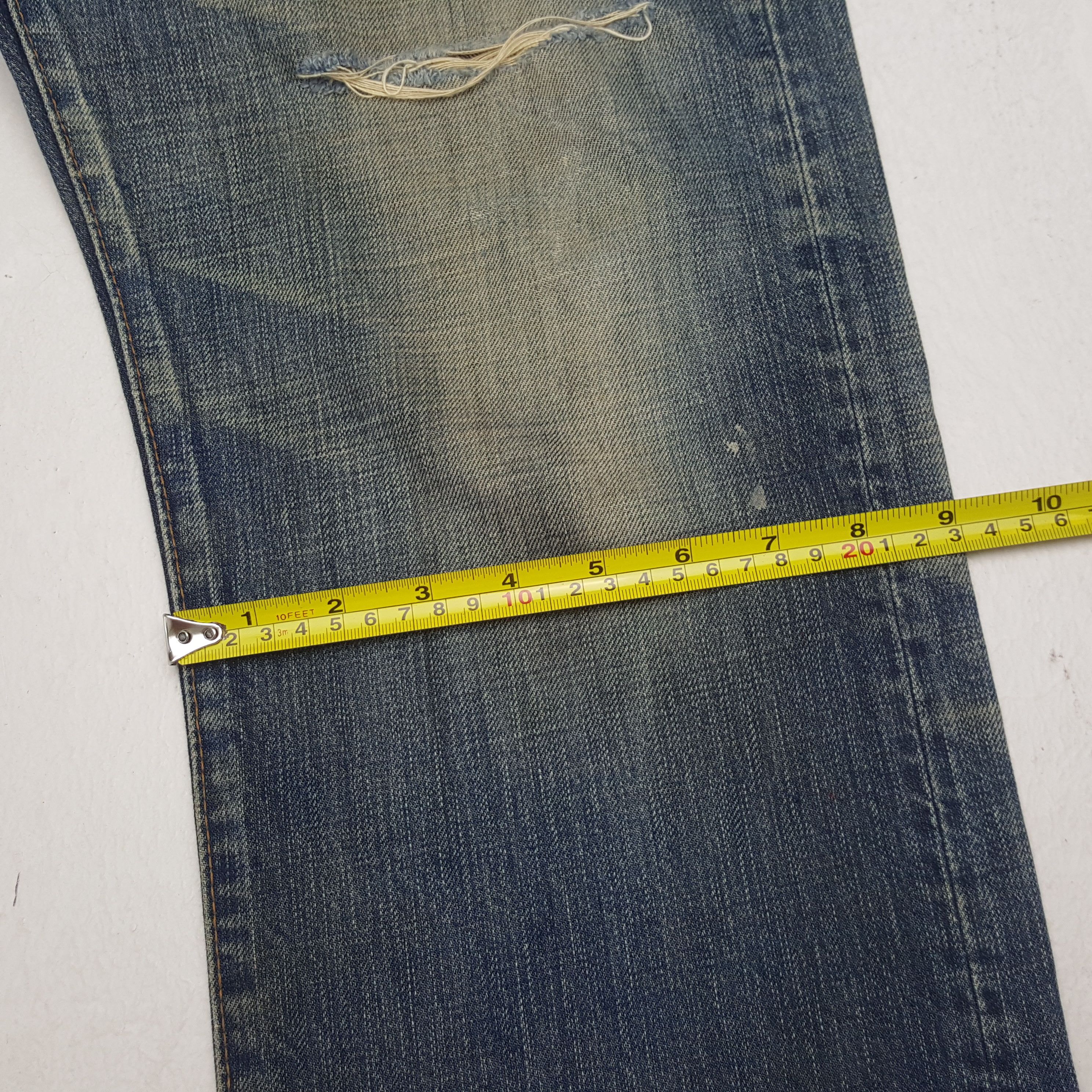 Prps Prps Fashion Streetwear Distressed Jeans RR9 Size US 35 - 10 Thumbnail