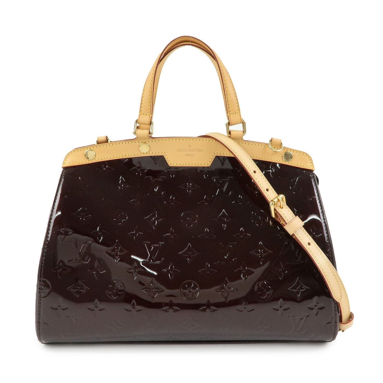 Louis Vuitton Louis Vuitton Monogram Vernis Brea MM Shoulder Bag Burgundy Size ONE SIZE - 1 Thumbnail