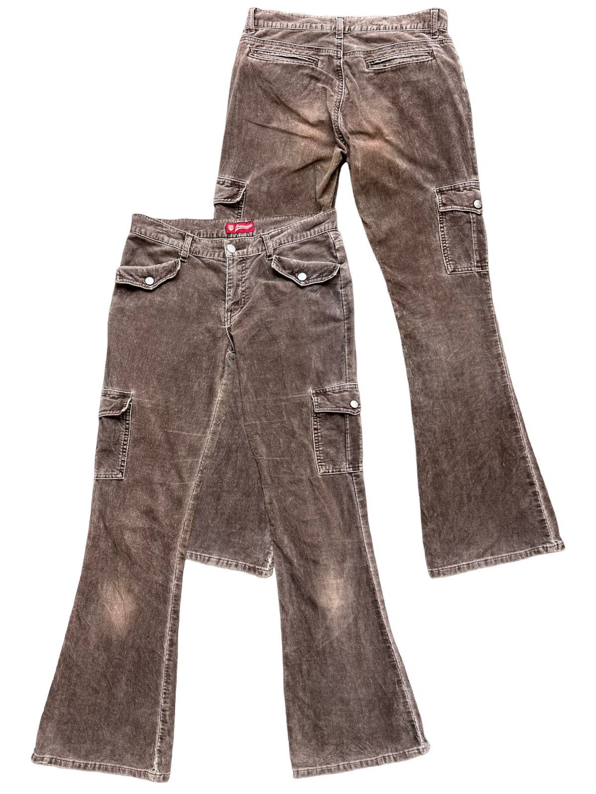 Japanese Brand Flare💥 Japan Corduroy Pants Bootcut Flare Pants 31x31 Size US 31 - 1 Thumbnail