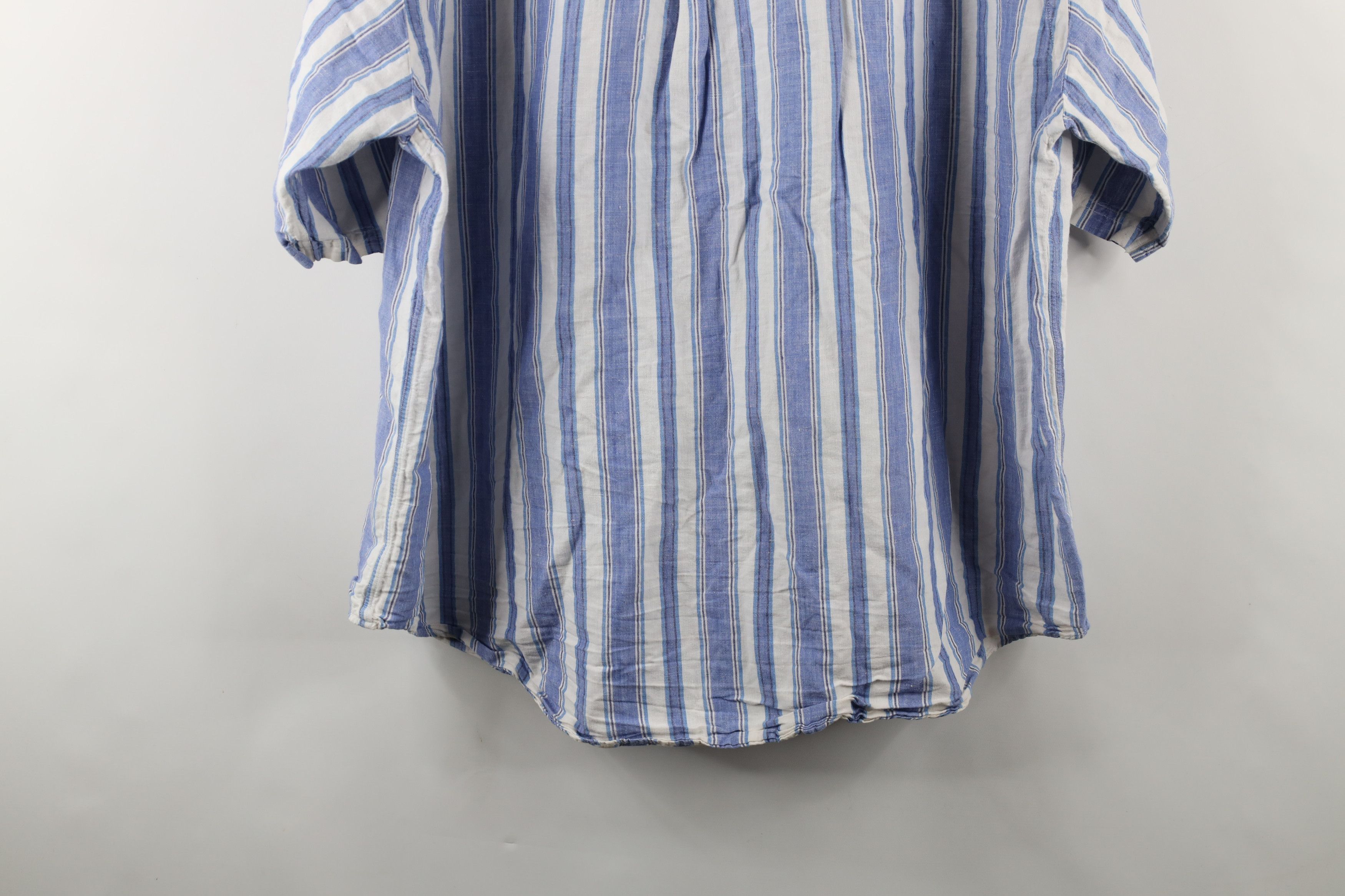 Fila × Vintage Vintage 90s Fila Sport Striped Short Sleeve Button Shirt Size US XL / EU 56 / 4 - 14 Thumbnail