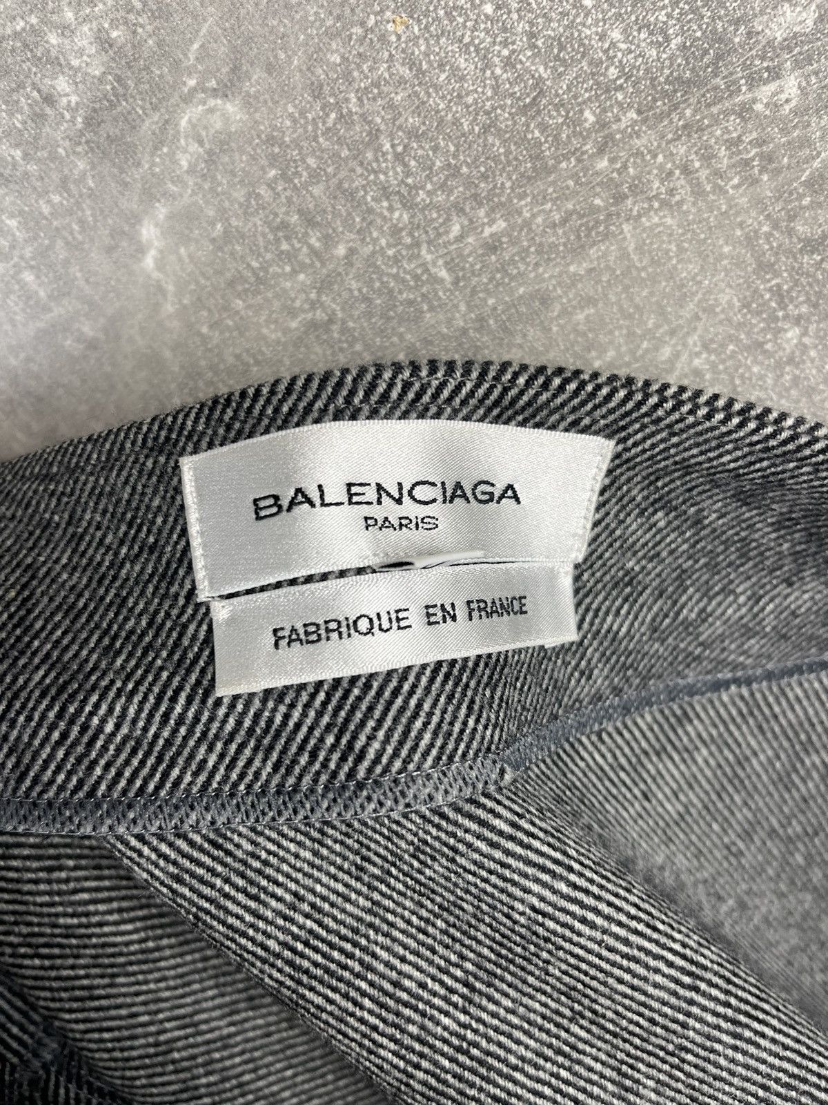 Balenciaga Balenciaga Paris Wool Gray Striped Midi Skirt Size 27" / US 4 / IT 40 - 11 Thumbnail