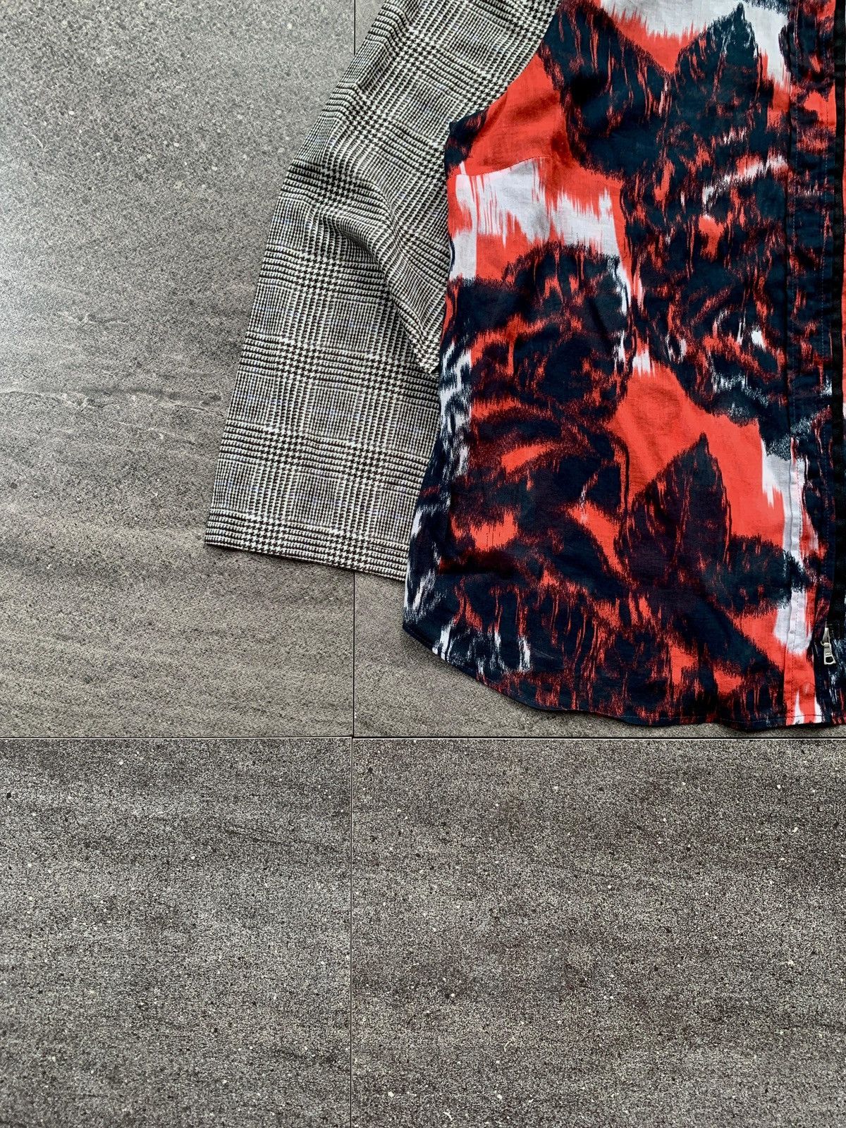 Dries Van Noten FREE IMPORT TAX Tie Dyed/Plaid Light Cotton Shirt Size US S / EU 44-46 / 1 - 4 Thumbnail