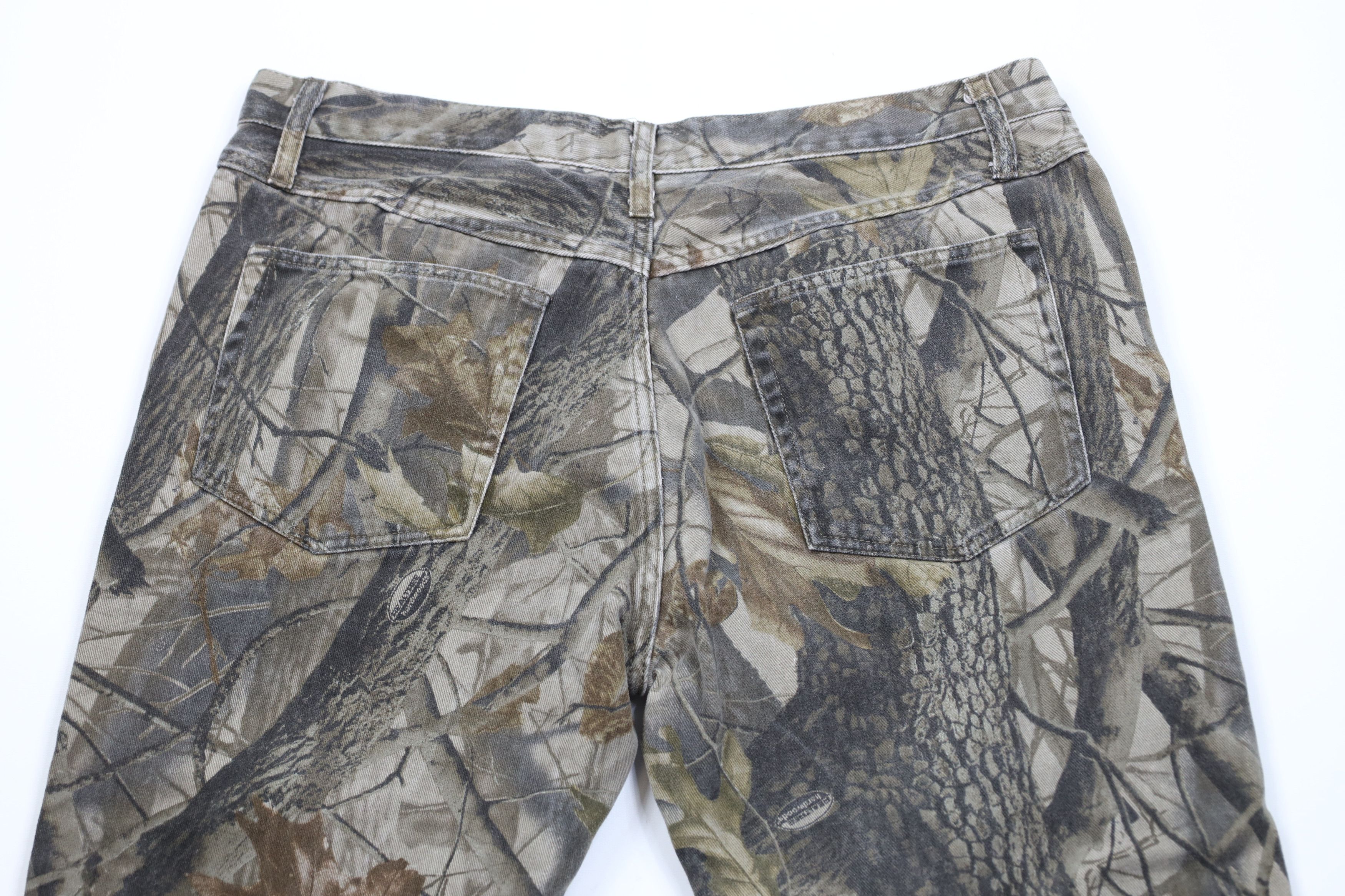 Vintage Vintage 90s Streetwear Double Knee Camouflage Wide Leg Jeans Size US 38 / EU 54 - 9 Thumbnail