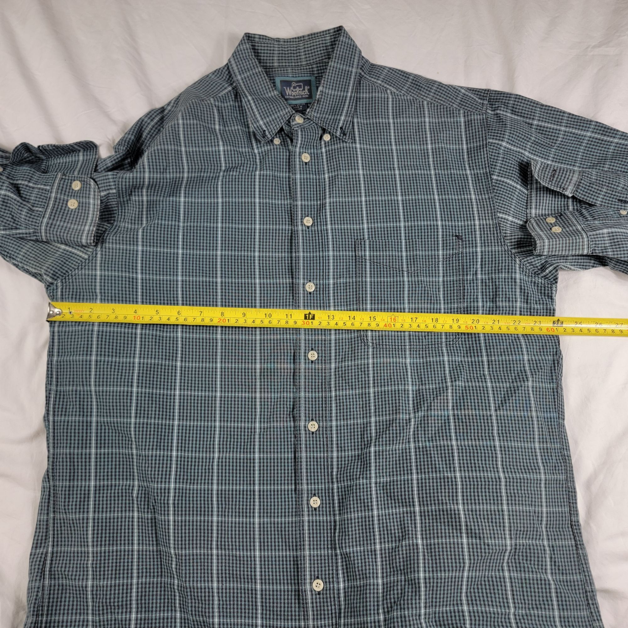 Other Woolrich Mens Large Gray Button Down Plaid Shirt Casual Trav Size US L / EU 52-54 / 3 - 5 Thumbnail