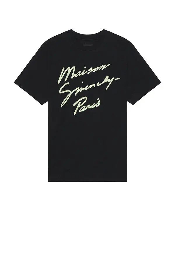 Givenchy o1n1vont0326 Printed Regular Fit Tee in Black Size US L / EU 52-54 / 3 - 1 Thumbnail