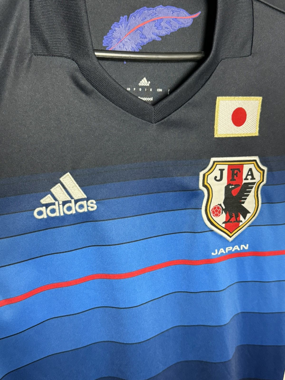 Adidas Japan National Team 16/17 Home Football Soccer Jersey Shirt Size US S / EU 44-46 / 1 - 3 Thumbnail