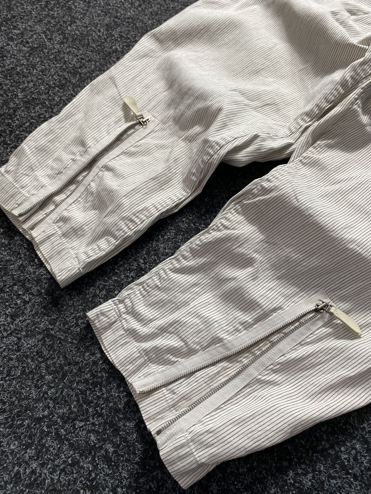 Annette Gortz × Rundholz Gothic Annette Gortz Baggy Relaxed Womens Striped Pants Rare Size 33" - 8 Thumbnail
