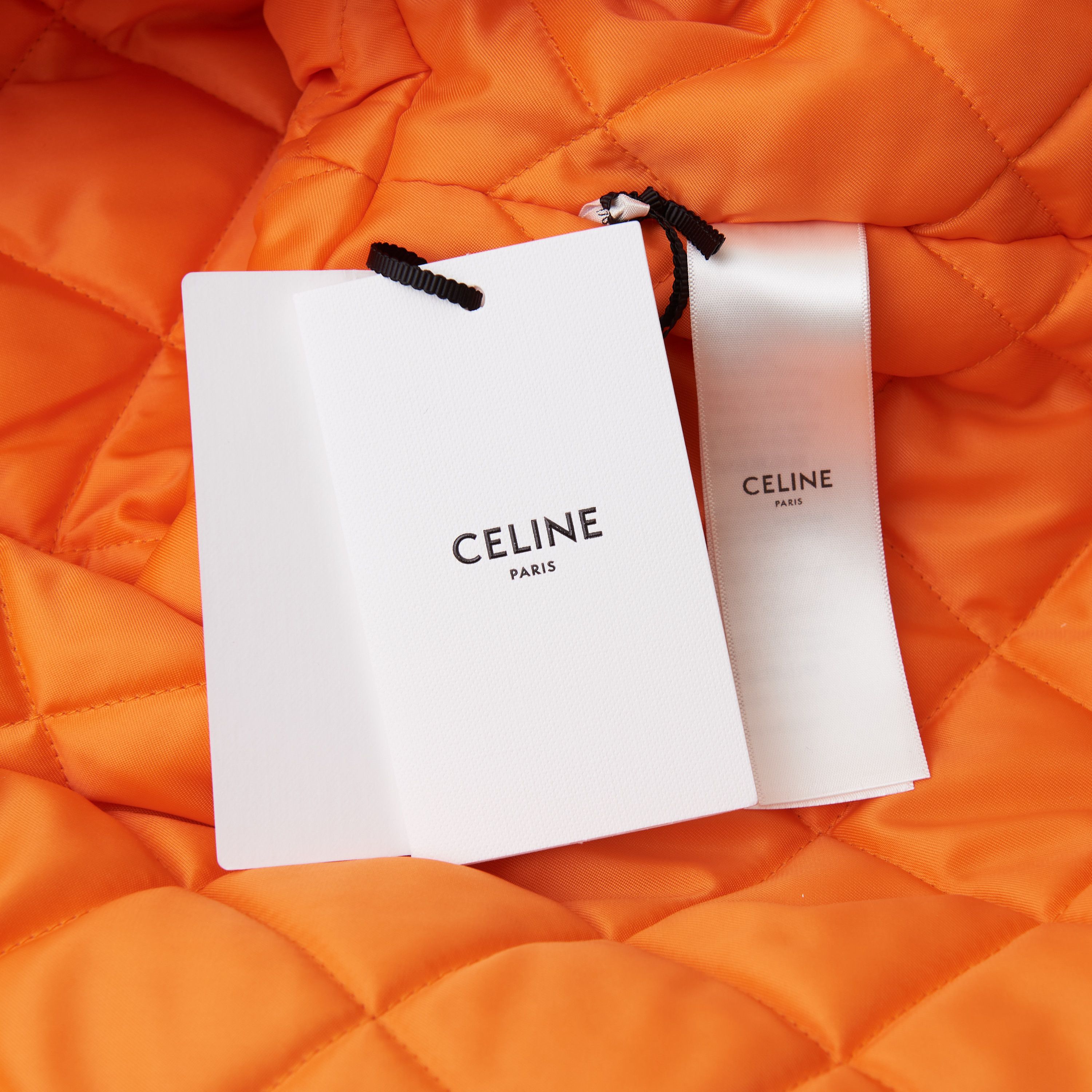 Celine Patchwork Shell Bomber Jacket In Black Technical Fabric Size US M / EU 48-50 / 2 - 9 Thumbnail