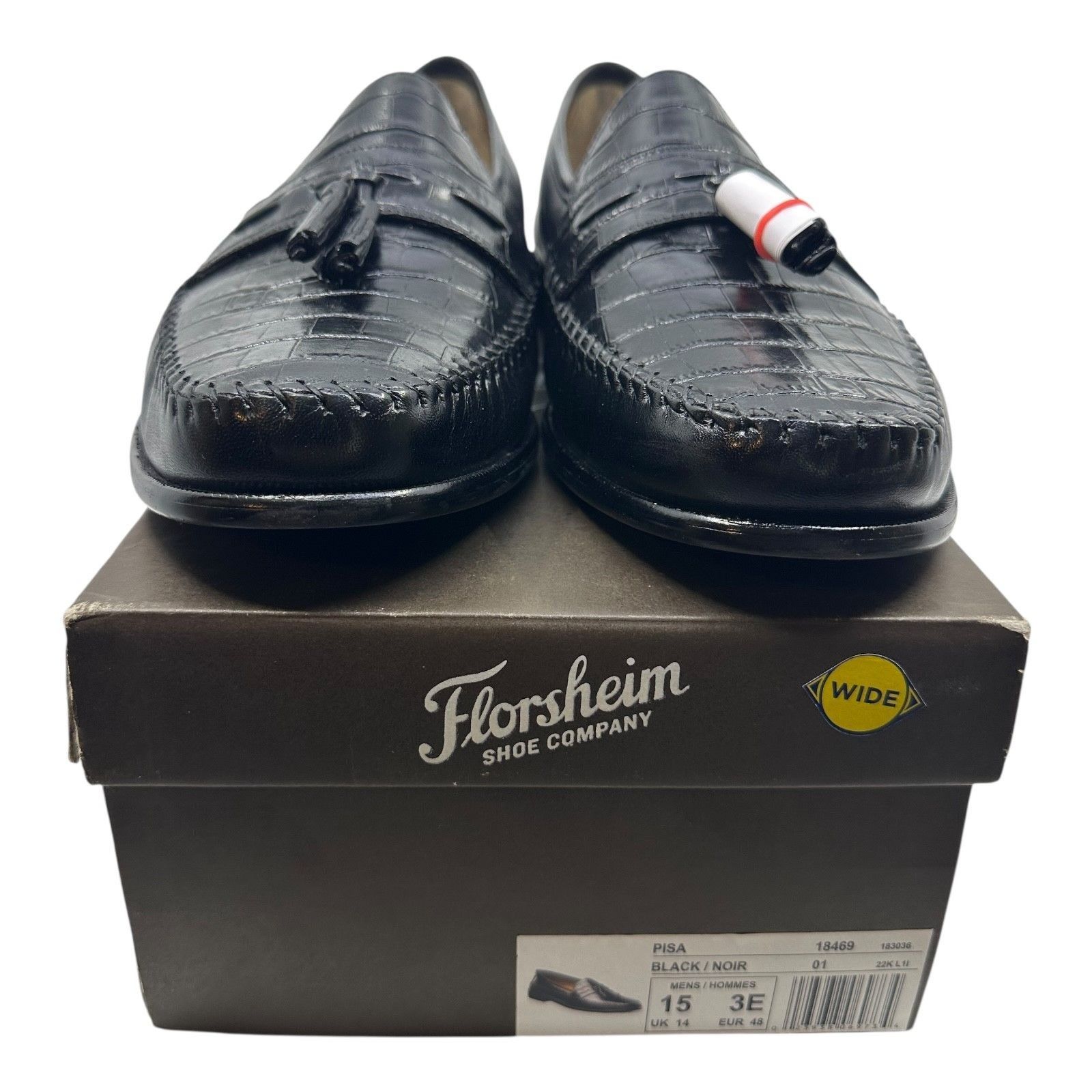 Florsheim Florsheim Men's Big & Tall 15 EEE Pisa Moc-Toe Tassel Dress Size US 15 / EU 48 - 12 Thumbnail