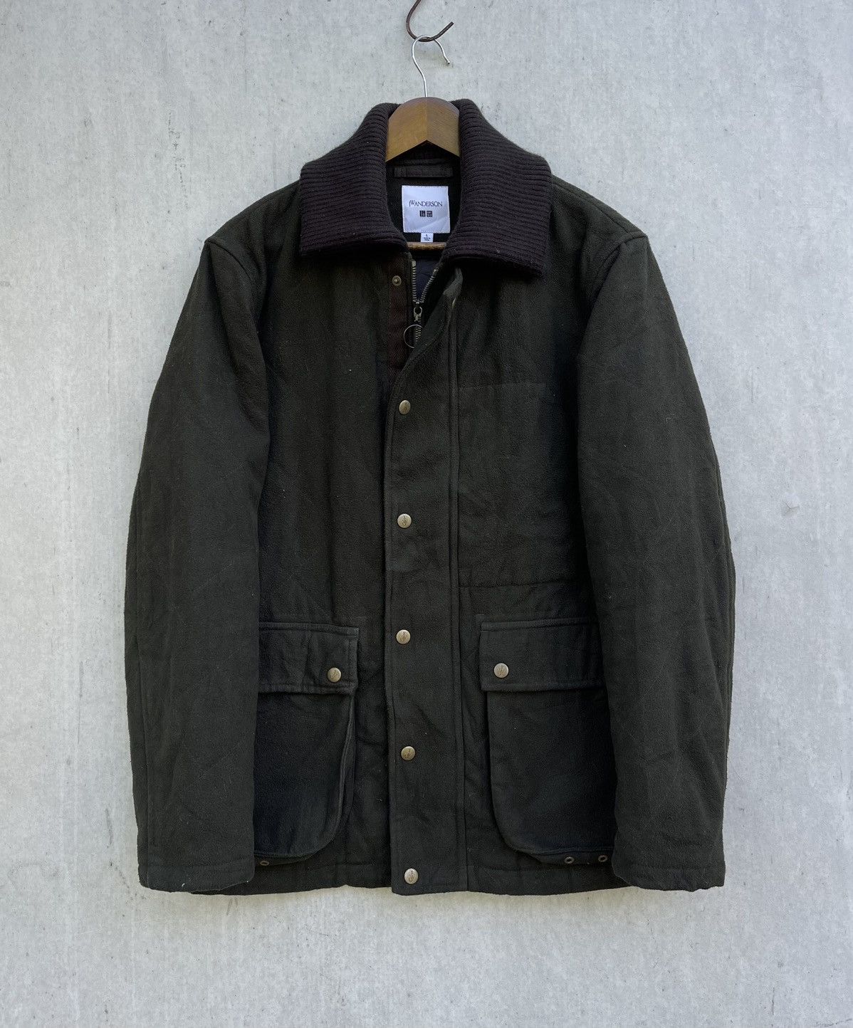 JW Anderson × Uniqlo A/W17 JW ANDERSON X UNIQLO BESPOKE WOOL BLEND QUILTED JACKET Size US L / EU 52-54 / 3 - 3 Thumbnail