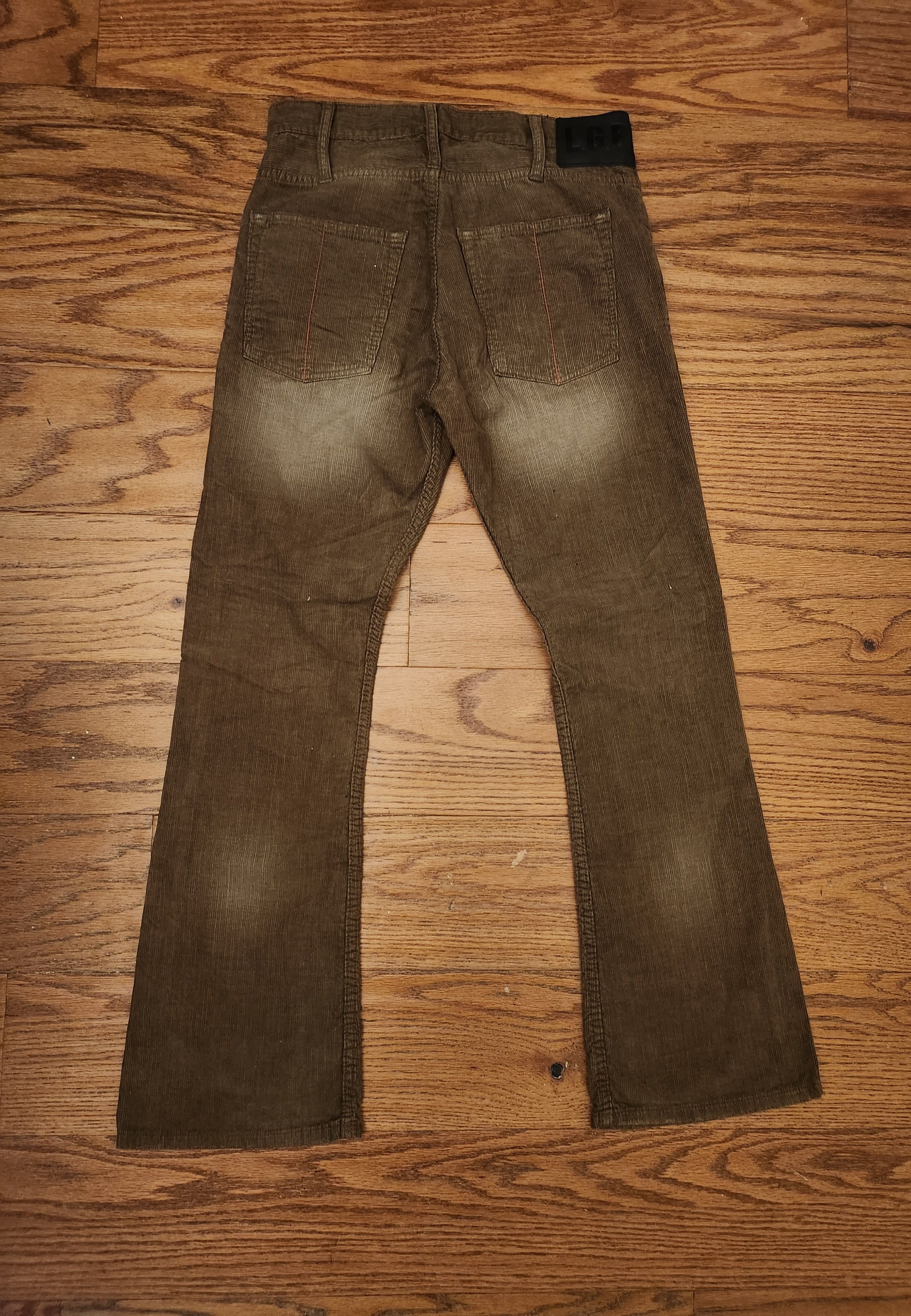 If Six Was Nine LGB flared brown corduroy pants Size US 30 / EU 46 - 2 Thumbnail