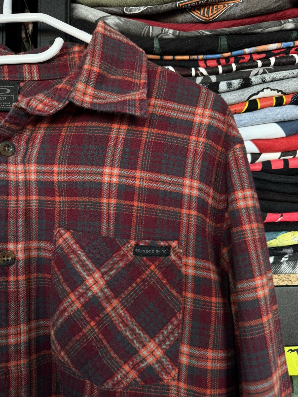 Oakley Oakley vintage streetwear flannel Y2K Size US S / EU 44-46 / 1 - 4 Thumbnail