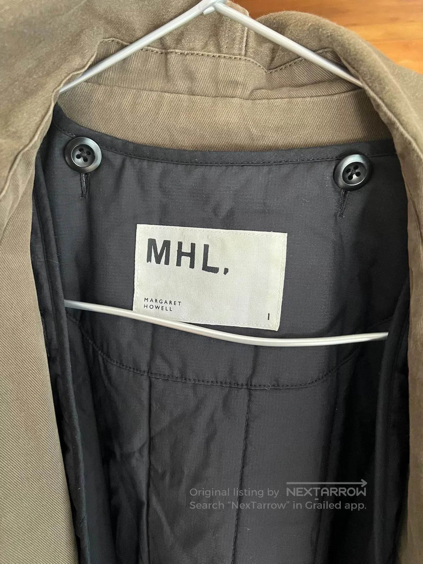 Vintage MHL Military Moleskin Cotton Coat. Size US S / EU 44-46 / 1 - 7 Thumbnail