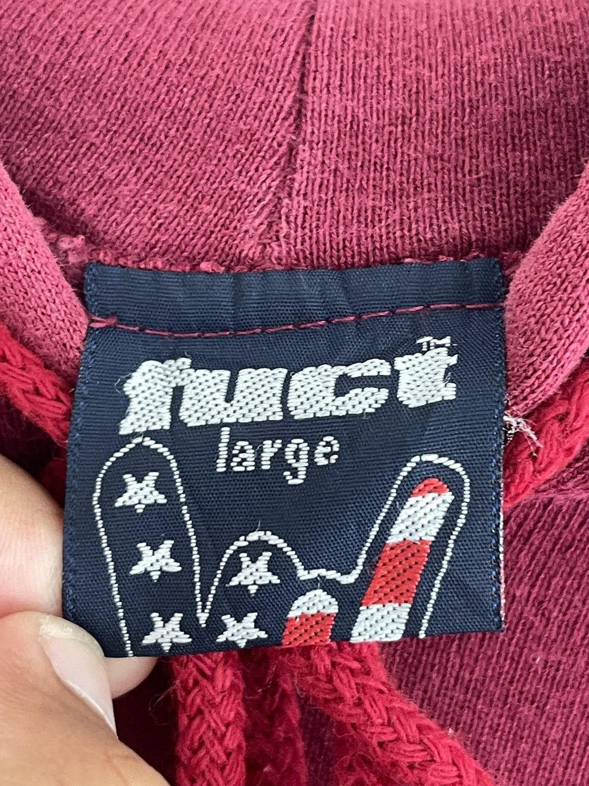FUCT Vintage Fuct School of Hard Knox SOHK Maroon Hoodie Size US L / EU 52-54 / 3 - 5 Thumbnail