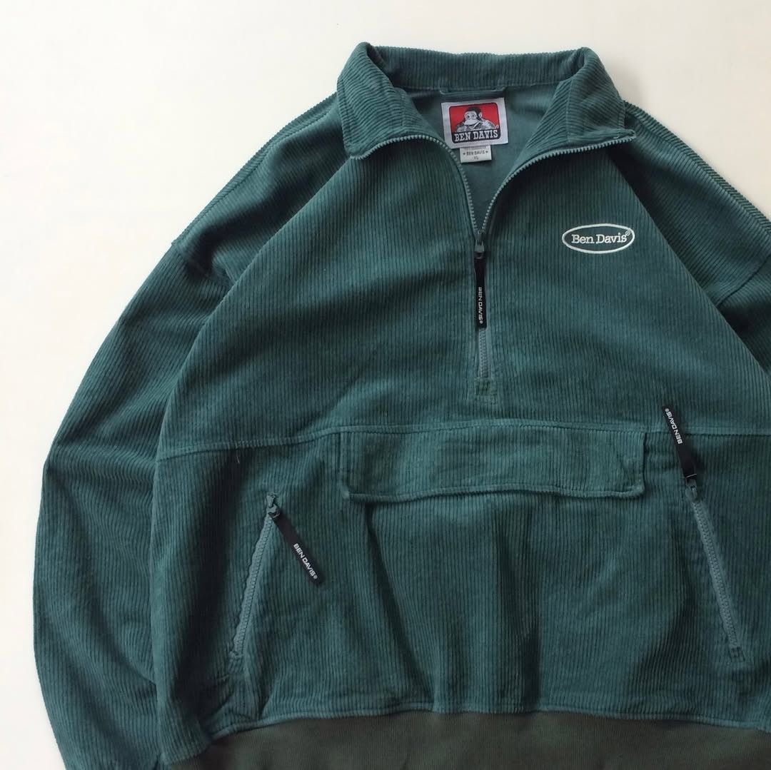 Ben Davis Ben Davis Corduroy Half‑Zip Size US XL / EU 56 / 4 - 9 Thumbnail
