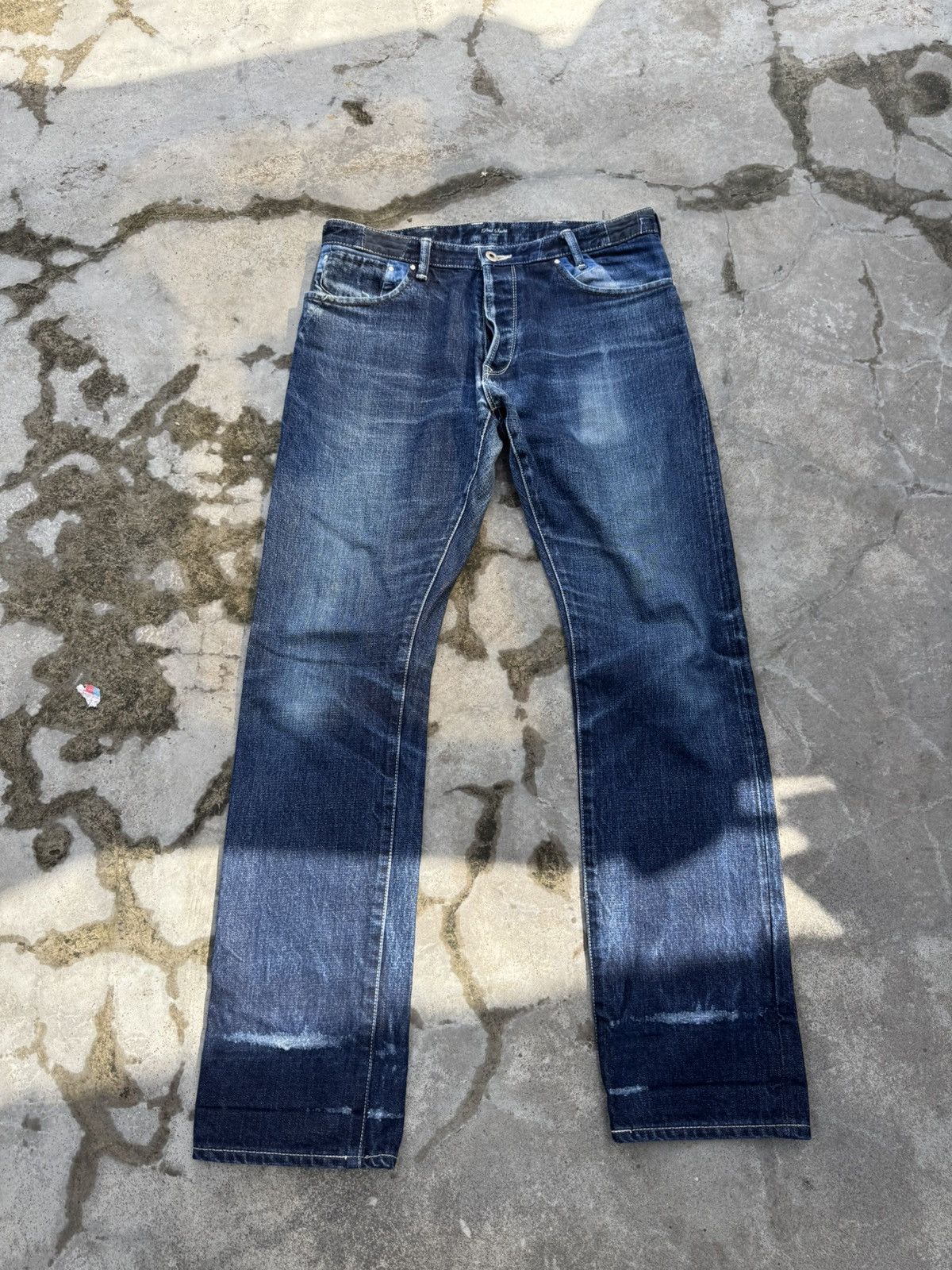 Japanese Brand Paul Smith Red Ear Selvedge Patchwork Selvedge Size US 33 - 1 Thumbnail
