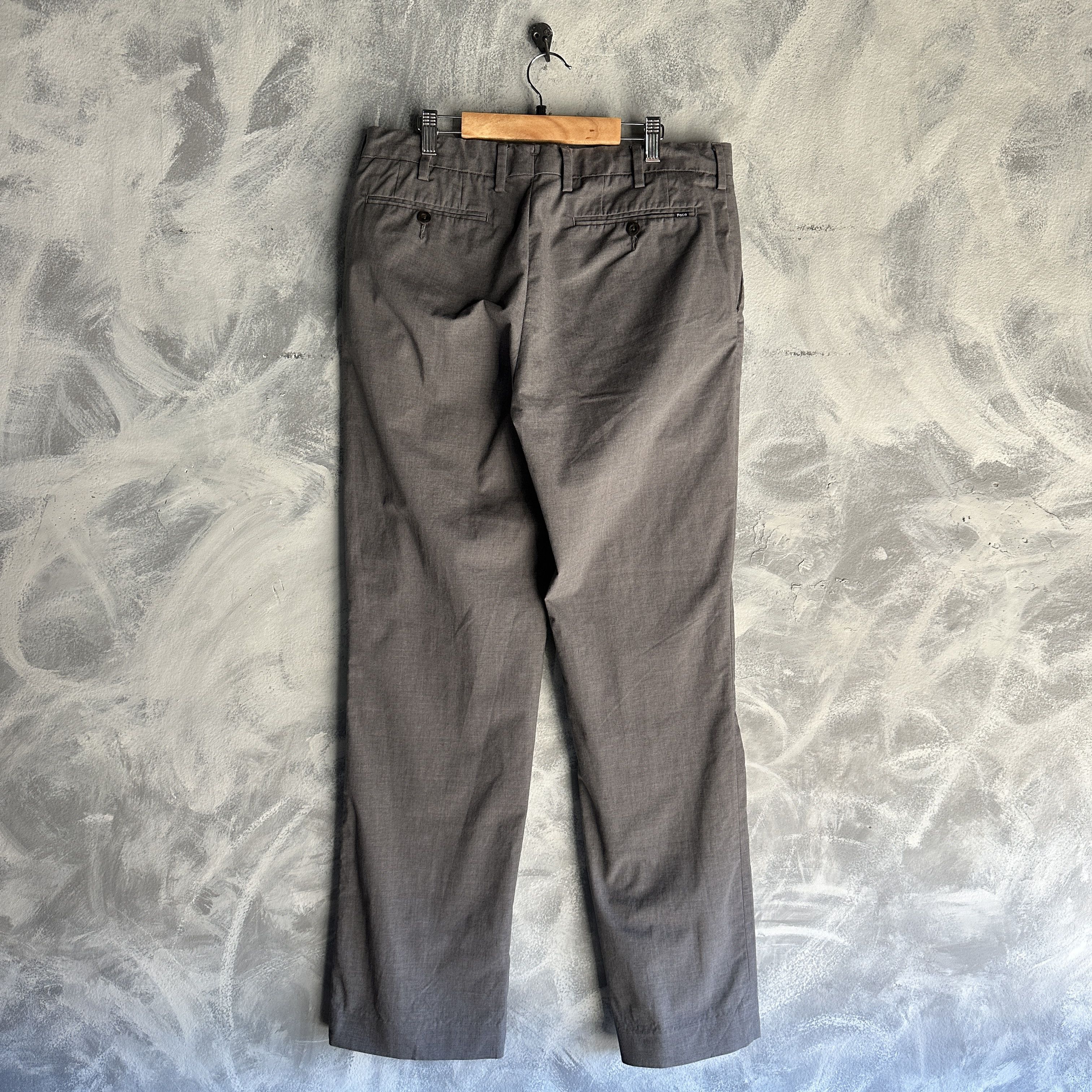 Polo Ralph Lauren Polo Ralph Lauren Chino Trousers 33x32 Grey Classic Fi Size US 33 - 1 Thumbnail