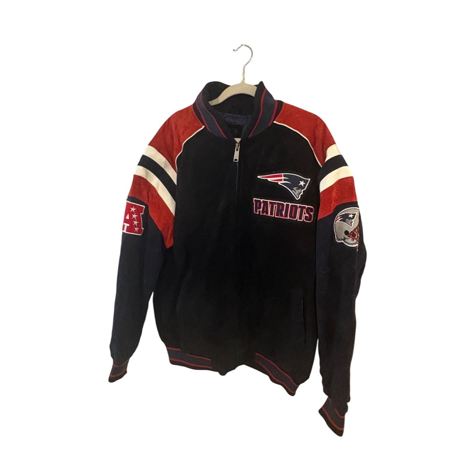 NFL New England Patriots NFL Men's G-III Faux Leather Suede Jack Size US XL / EU 56 / 4 - 4 Thumbnail