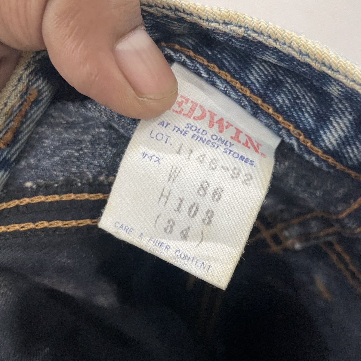 Edwin Vintage Edwin Denim Jeans Size US 32 / EU 48 - 6 Thumbnail