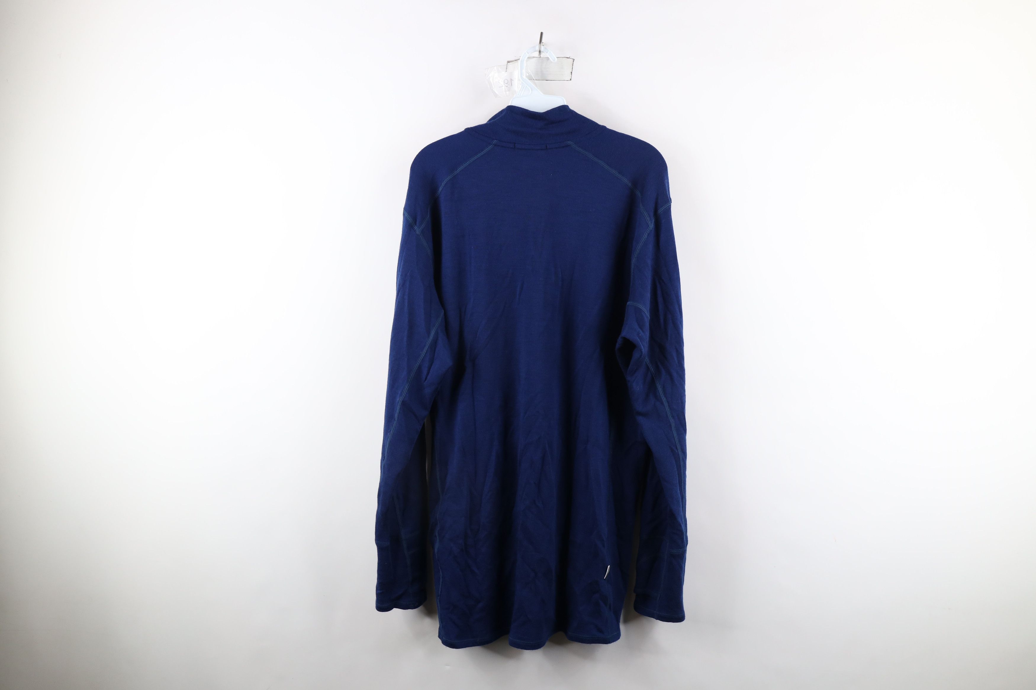 Vintage Minus 33 Merino Wool Half Zip Pullover Base Sweater Blue Size US XXL / EU 58 / 5 - 8 Thumbnail