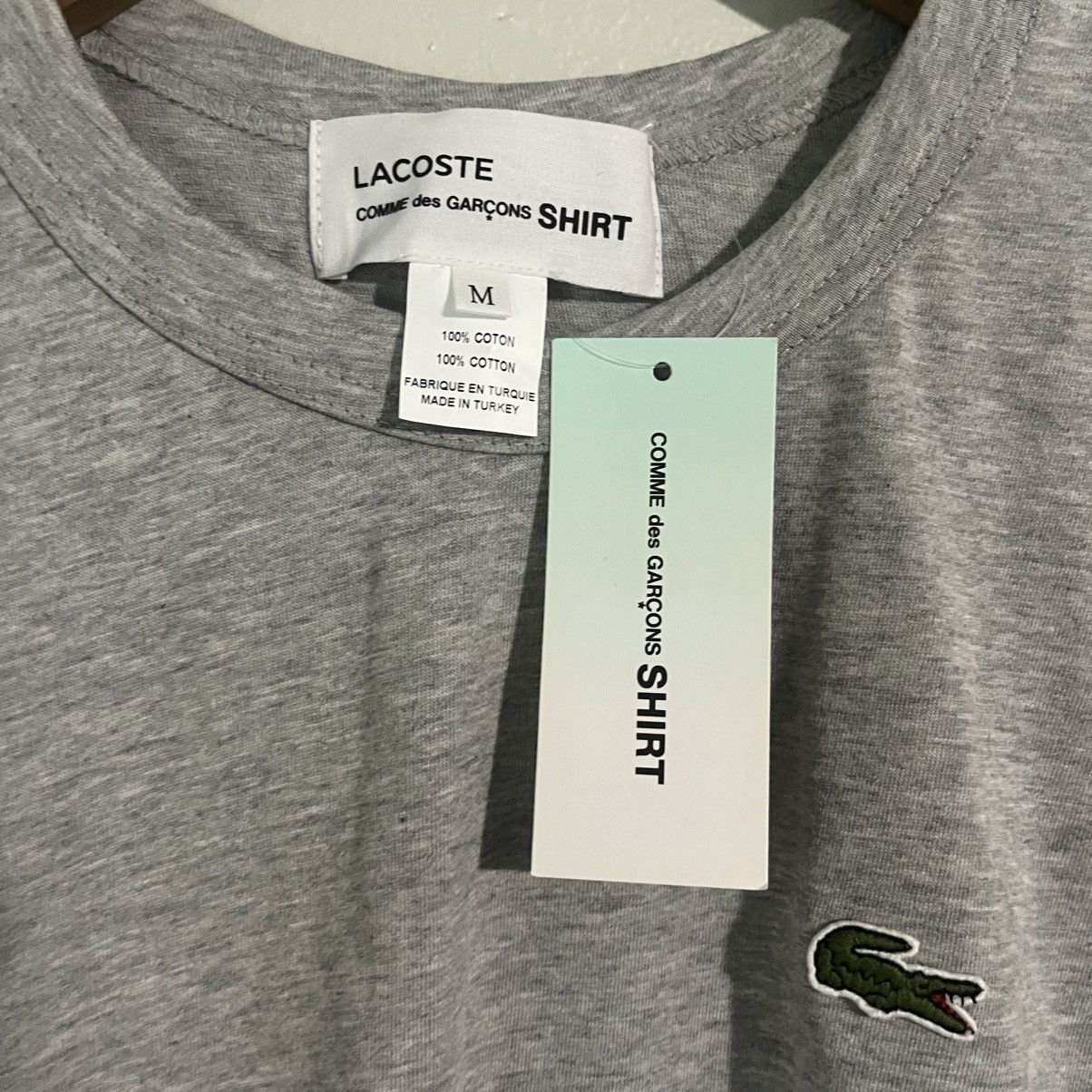 Comme des Garcons SHIRT × Lacoste Uneven Hem Tee Size US M / EU 48-50 / 2 - 7 Thumbnail
