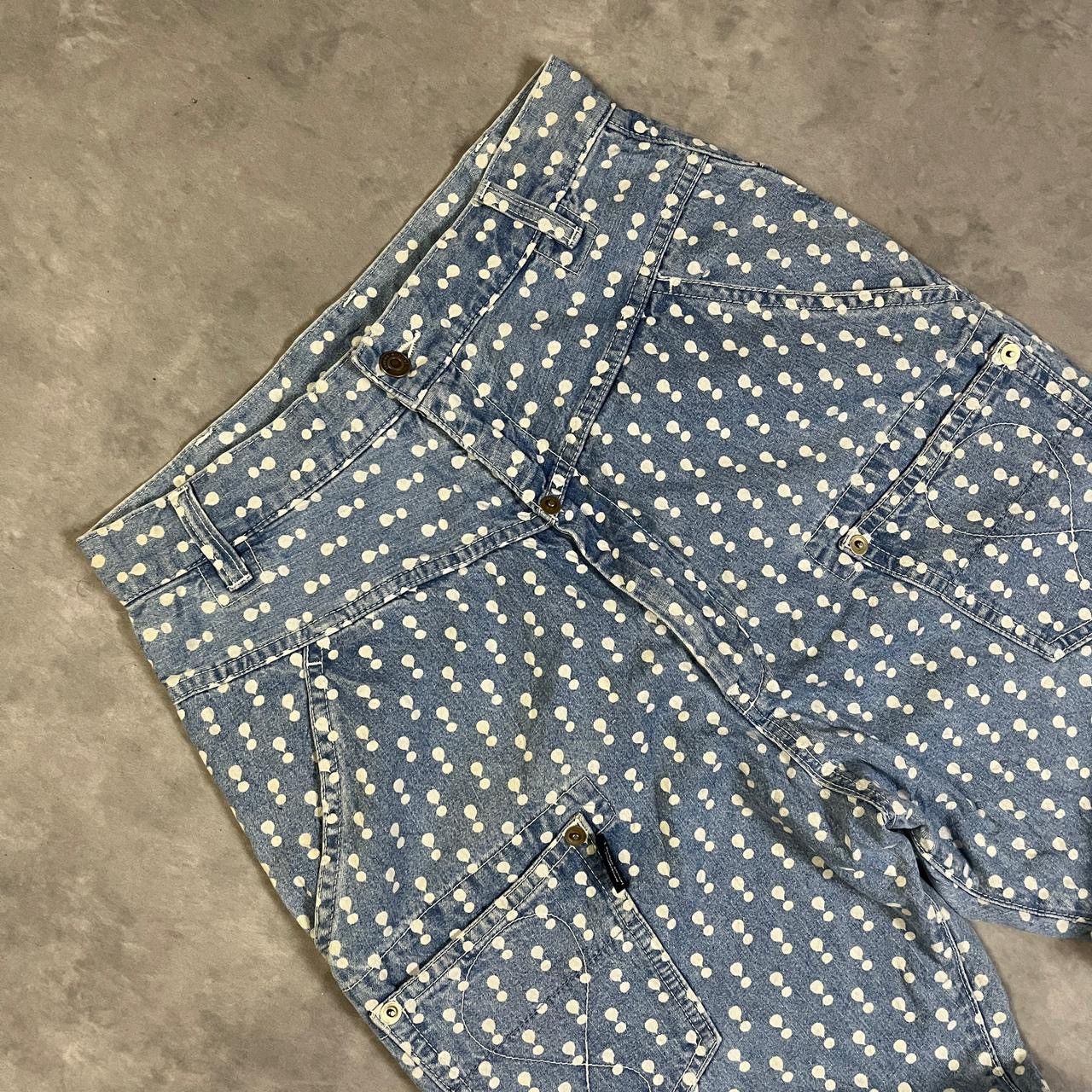 Yohji Yamamoto 2000s Mercibeaucoup Margiela Embroidery Jeans y2k Lgb Ifsix Size US 28 / EU 44 - 3 Thumbnail