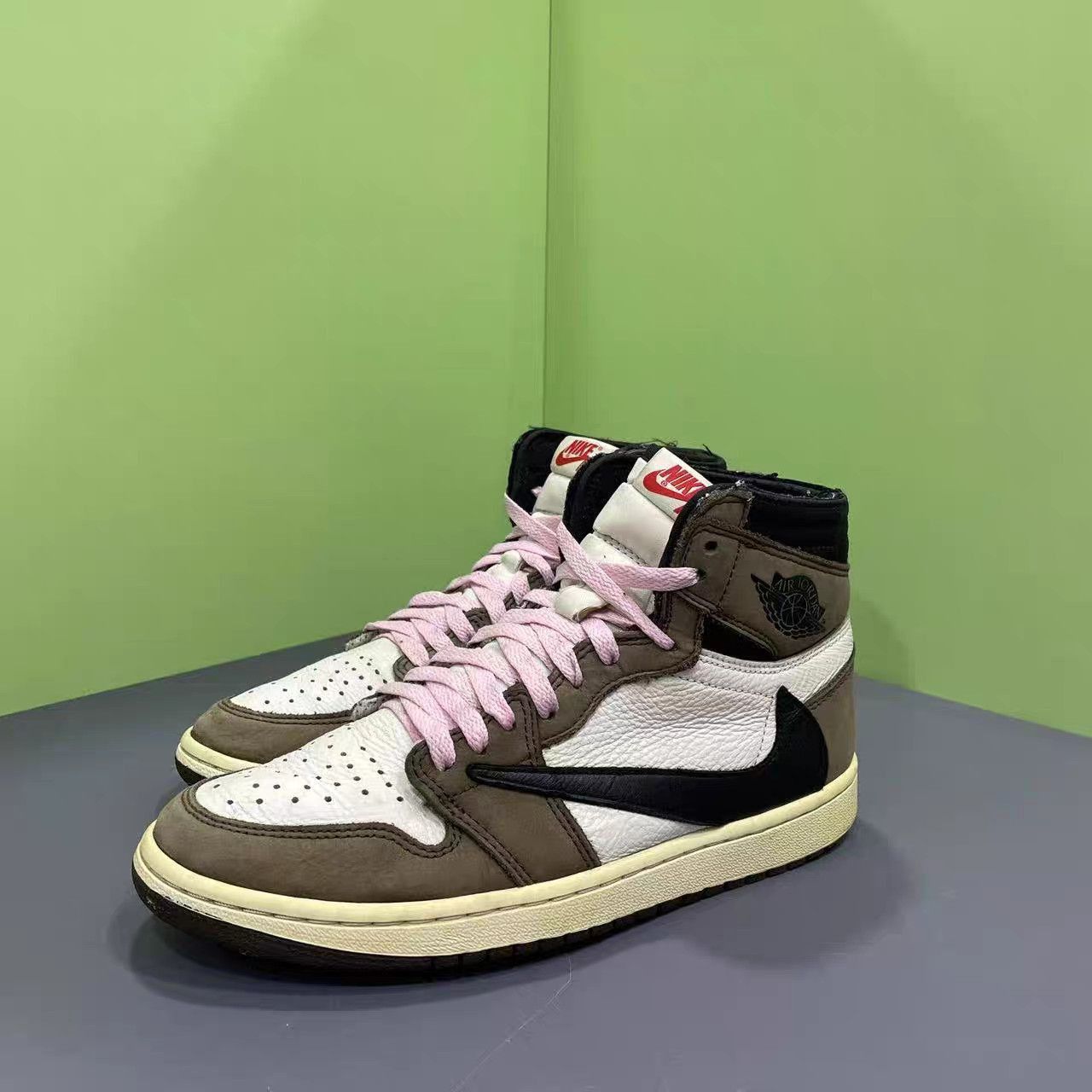 Jordan Brand High-Top Sneakers in Brown Size 9 Size US 9 / EU 42 - 1 Thumbnail