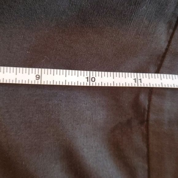 Ann Taylor Ann Taylor Loft Black Linen Lined Sz. 10 Pants Size 32" / US 10 / IT 46 - 10 Thumbnail
