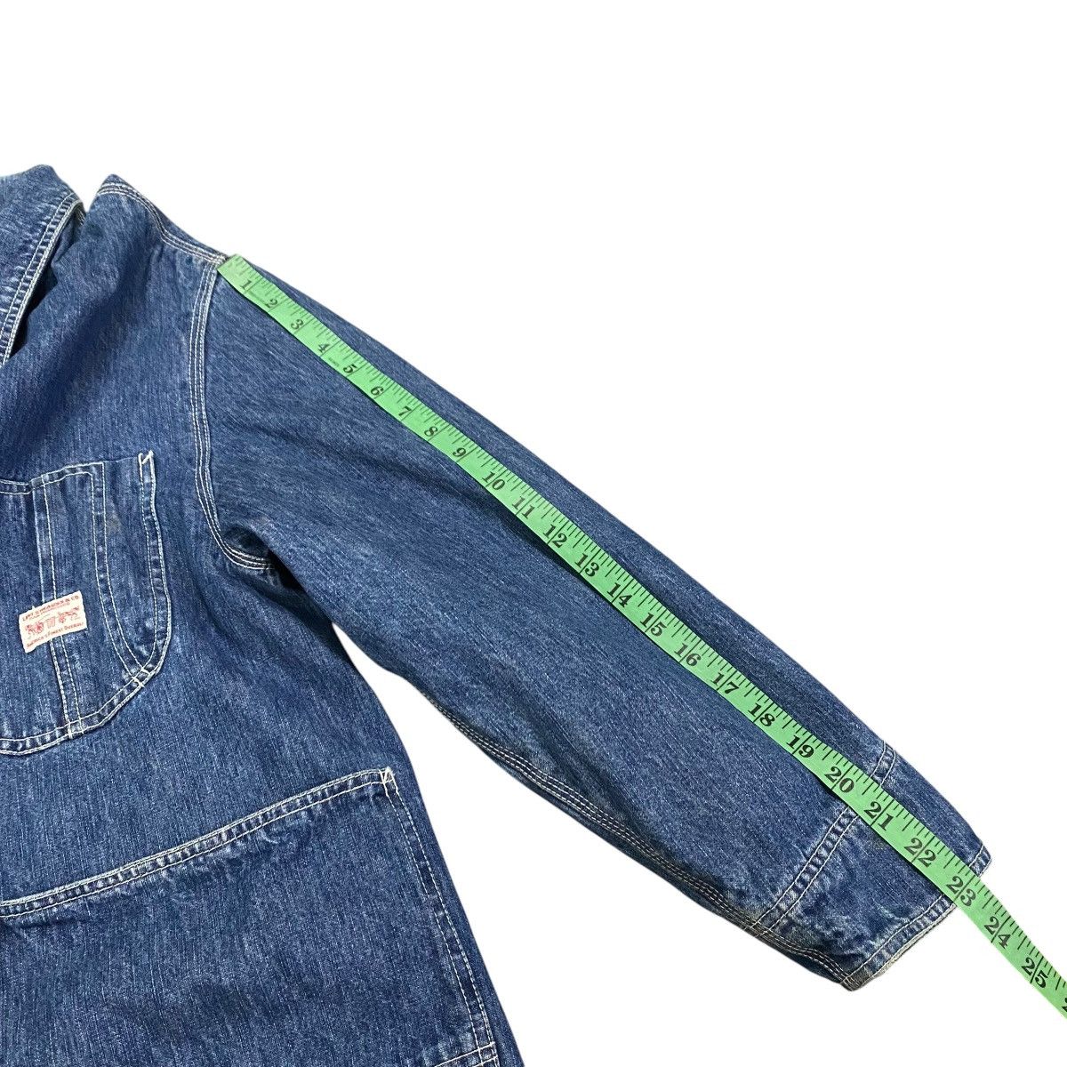 Levi's × Levi's Vintage Clothing × Vintage Vintage Levis Blanket Lining Denim Chore Jacket M Size Size US M / EU 48-50 / 2 - 16 Thumbnail