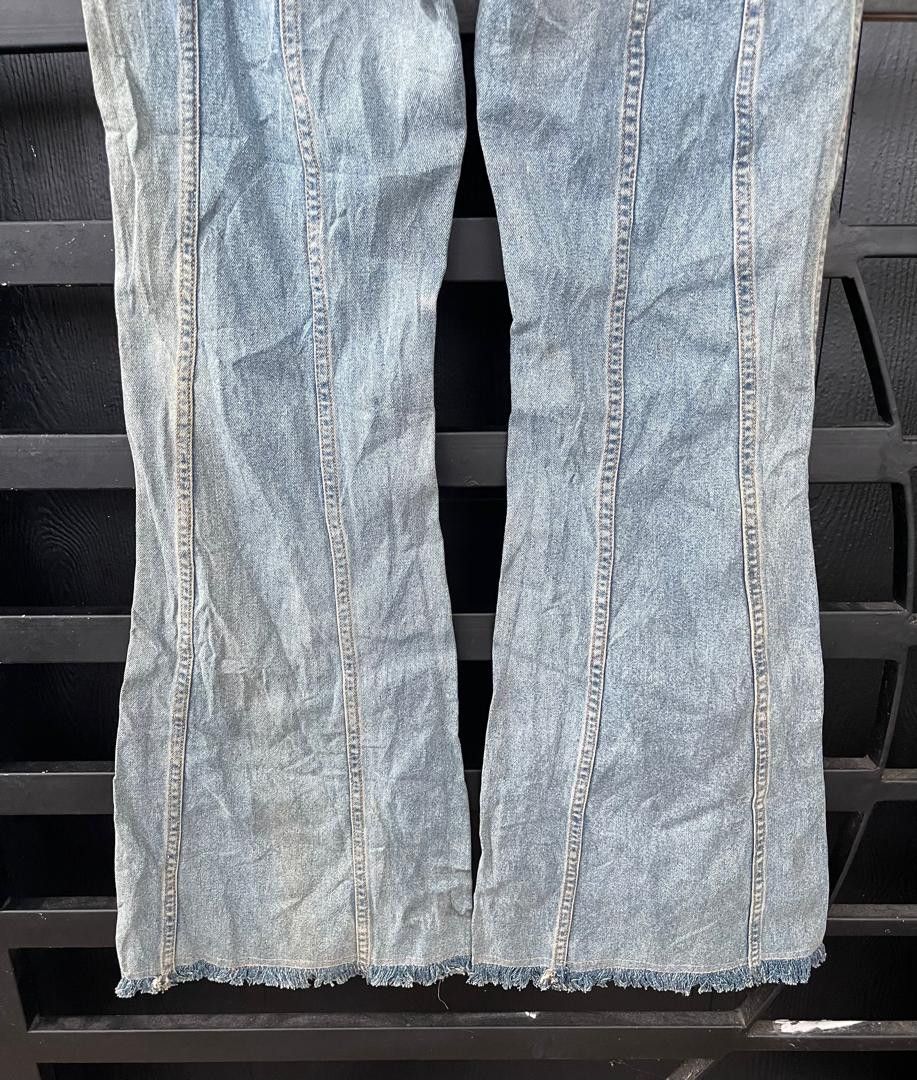 Designer × United Colors Of Benetton 🔥VERY RARE ! UNITED COLOUR OF BENETTON FLARE JEANS Size 29" - 10 Thumbnail